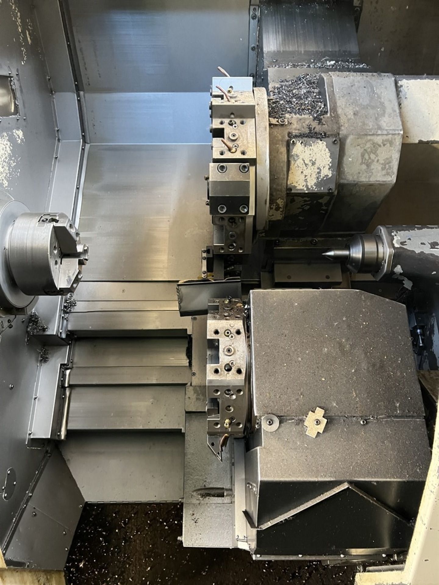 OKUMA LU-15 CNC Turning Center, s/n 0369, OSP-7000 Control, 8" 3-Jaw Chuck, 12-Position Upper - Image 2 of 8