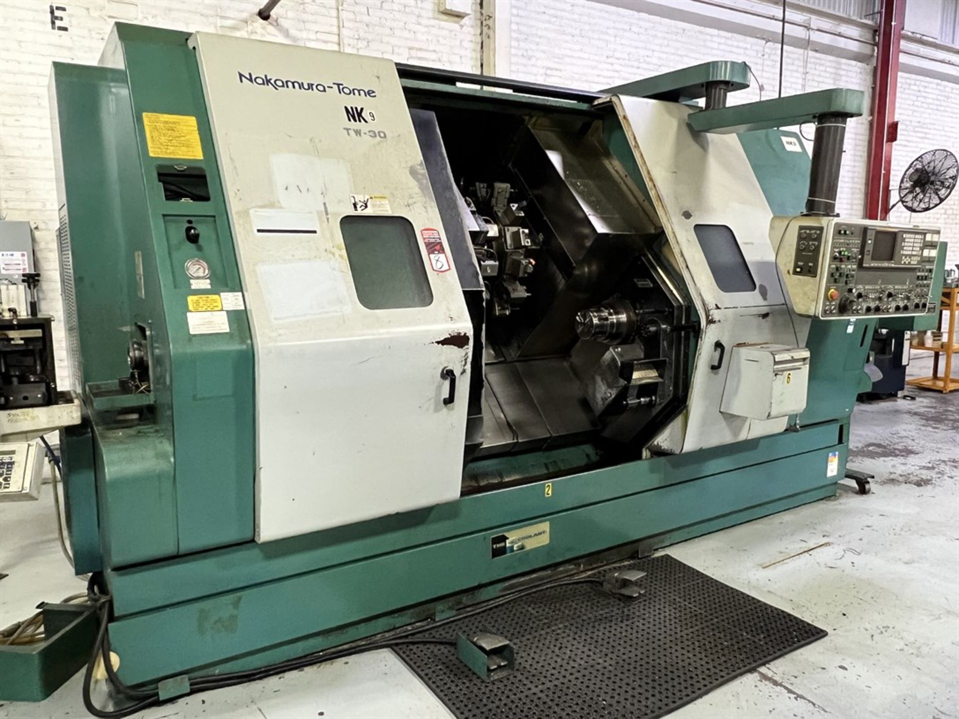 NAKAMURA-TOME TW-30 CNC Turning Center, s/n na, Fanuc 16-TT Controls, Twin 12-Position Turrets w/ - Image 2 of 13