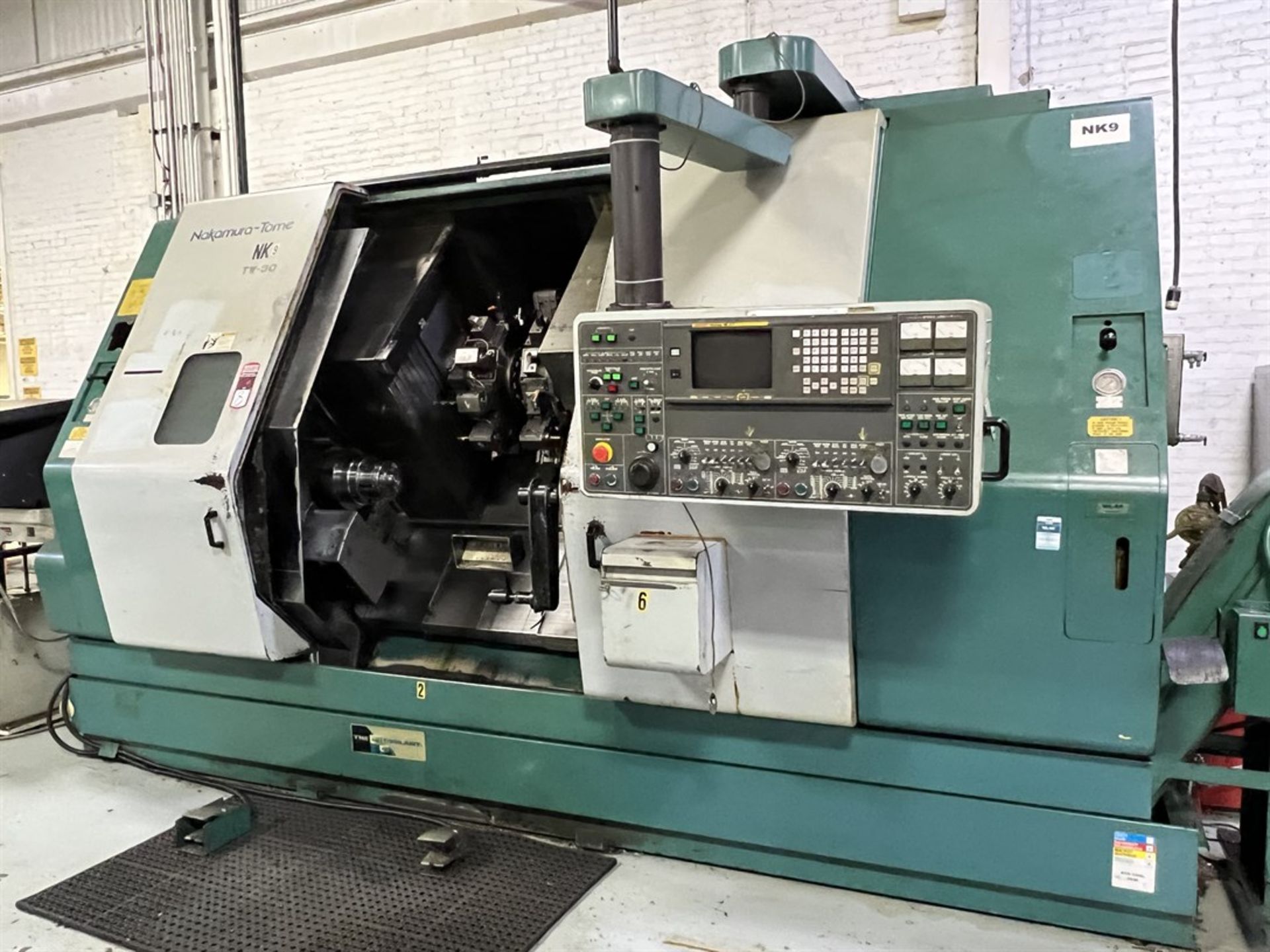 NAKAMURA-TOME TW-30 CNC Turning Center, s/n na, Fanuc 16-TT Controls, Twin 12-Position Turrets w/