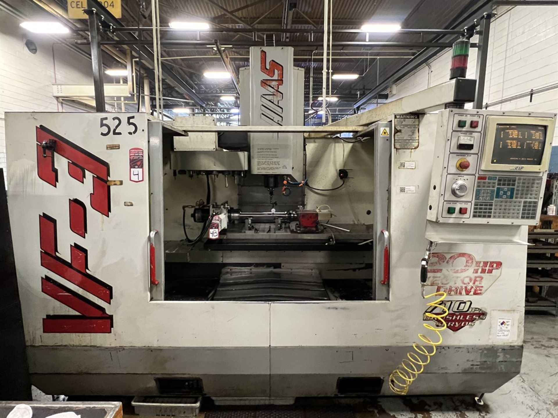 HAAS VF-3 Vertical Machining Center S/N 14248, 40"X, 20"Y, 25"Z, 18" x 48" Table, CAT 40 Spindle - Image 8 of 9