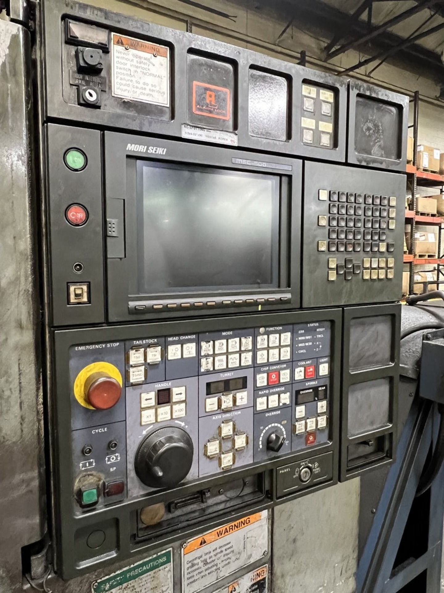 MORI SEIKI SL-200 CNC Turning Center, s/n 884, MSC-500 Control, (Parts Machine) (A rigging and - Image 8 of 12