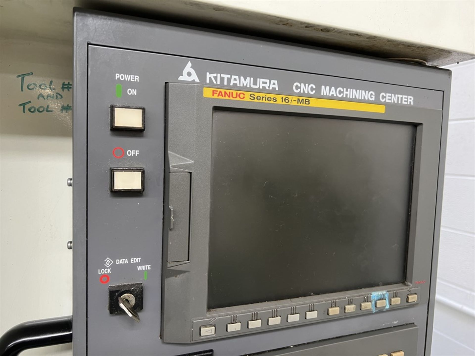 KITAMURA Mycenter 1XiF Vertical Machining Center, s/n 03399, Fanuc 16i-MB Controls, (2) 14" x 22" - Image 5 of 12