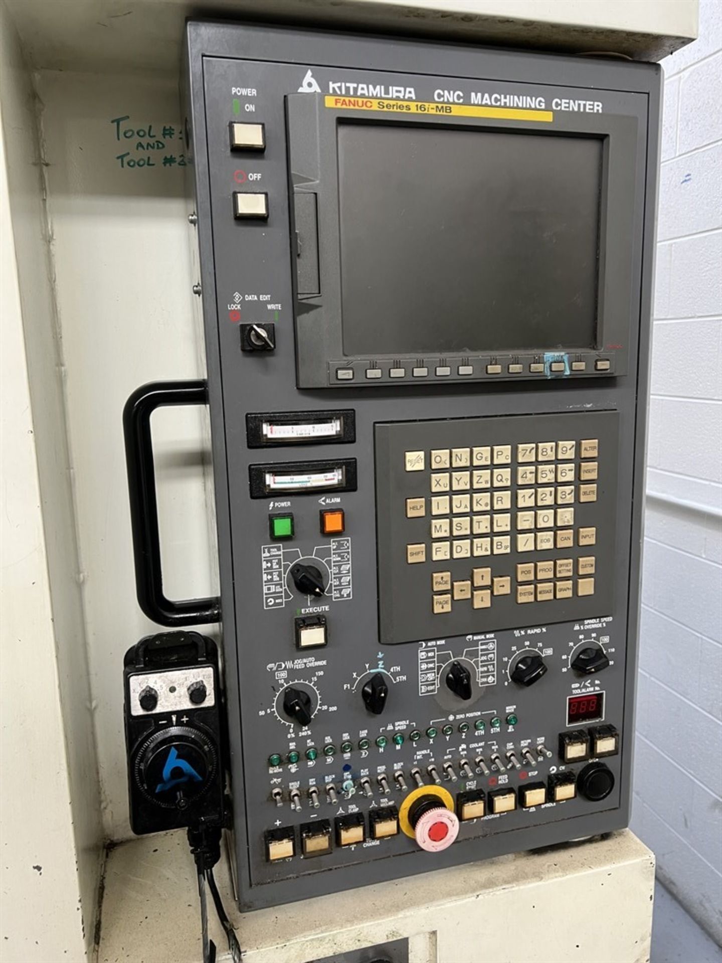 KITAMURA Mycenter 1XiF Vertical Machining Center, s/n 03399, Fanuc 16i-MB Controls, (2) 14" x 22" - Image 4 of 12