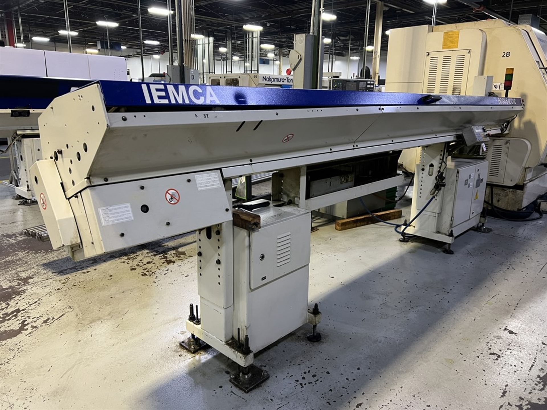 IEMCA Boss 542 CNC/ 37 Bar Feed s/n 98110255, 173" x 1.65" Capacity (A rigging and loading charge of - Image 4 of 6