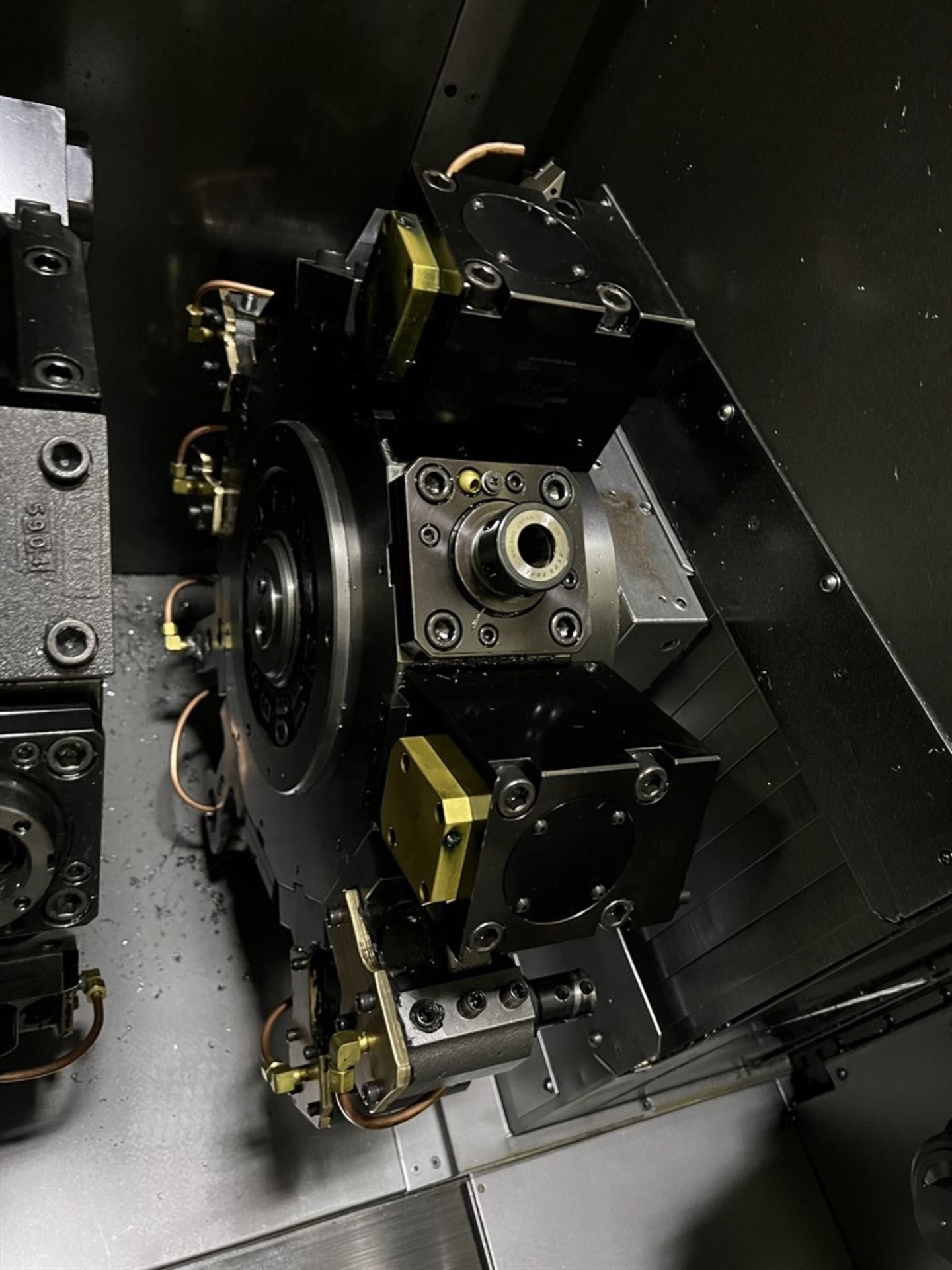 NAKAMURA-TOME TW-20 CNC Opposed Spindle Turning Center, s/n (2), Nakamura-Tome LUCK-BEI Controls, - Image 6 of 11