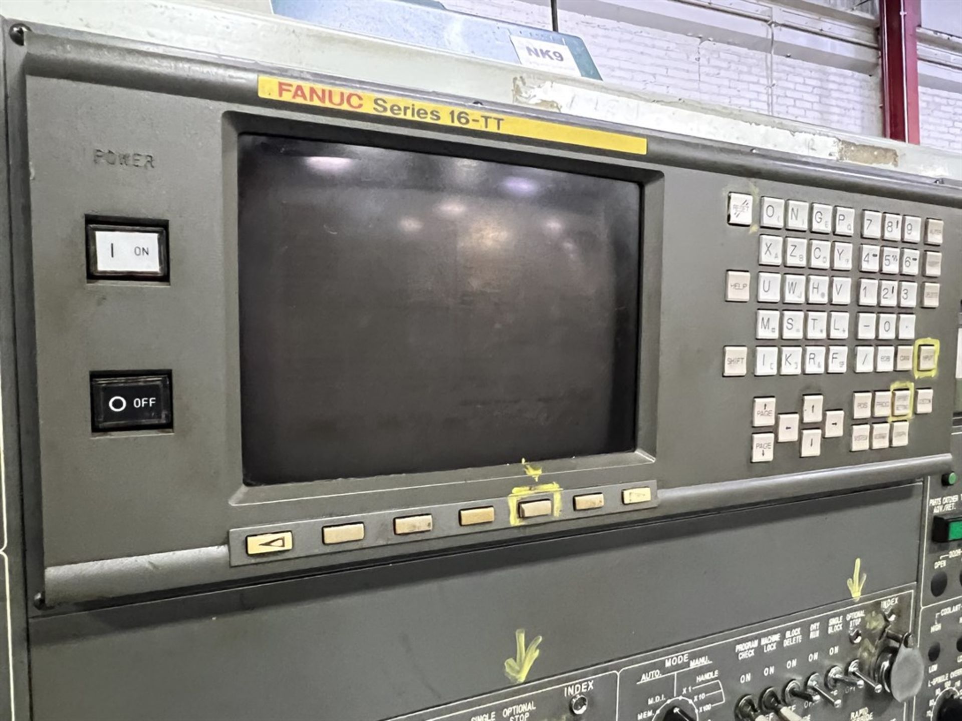 NAKAMURA-TOME TW-30 CNC Turning Center, s/n na, Fanuc 16-TT Controls, Twin 12-Position Turrets w/ - Image 10 of 13