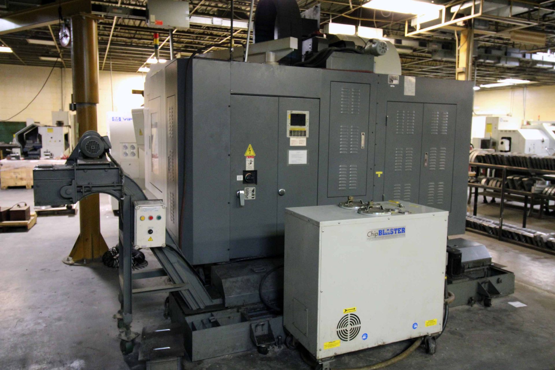 VERTICAL MACHINING CENTER, MIGHTY VIPER MDL. V-1100 4-AXIS, new 2007, Fanuc 21i-MB CNC control, hi- - Image 13 of 21