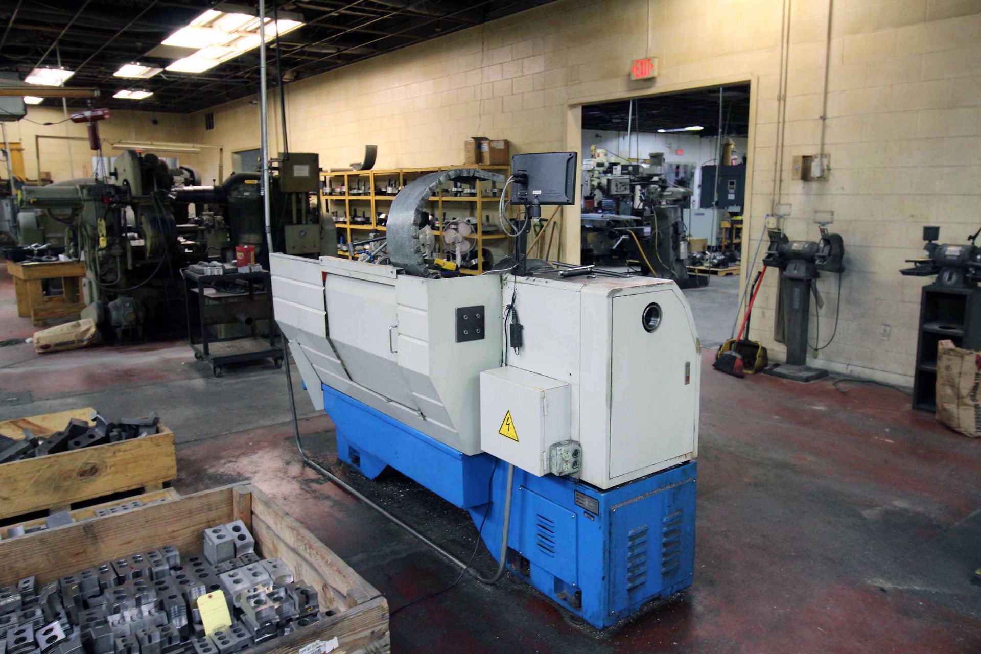 ENGINE LATHE, SUPERTEC MDL. 1840, new 2011, 18” swing, 40” dist. btn. centers, 2-axis D.R.O., 12" - Image 5 of 7
