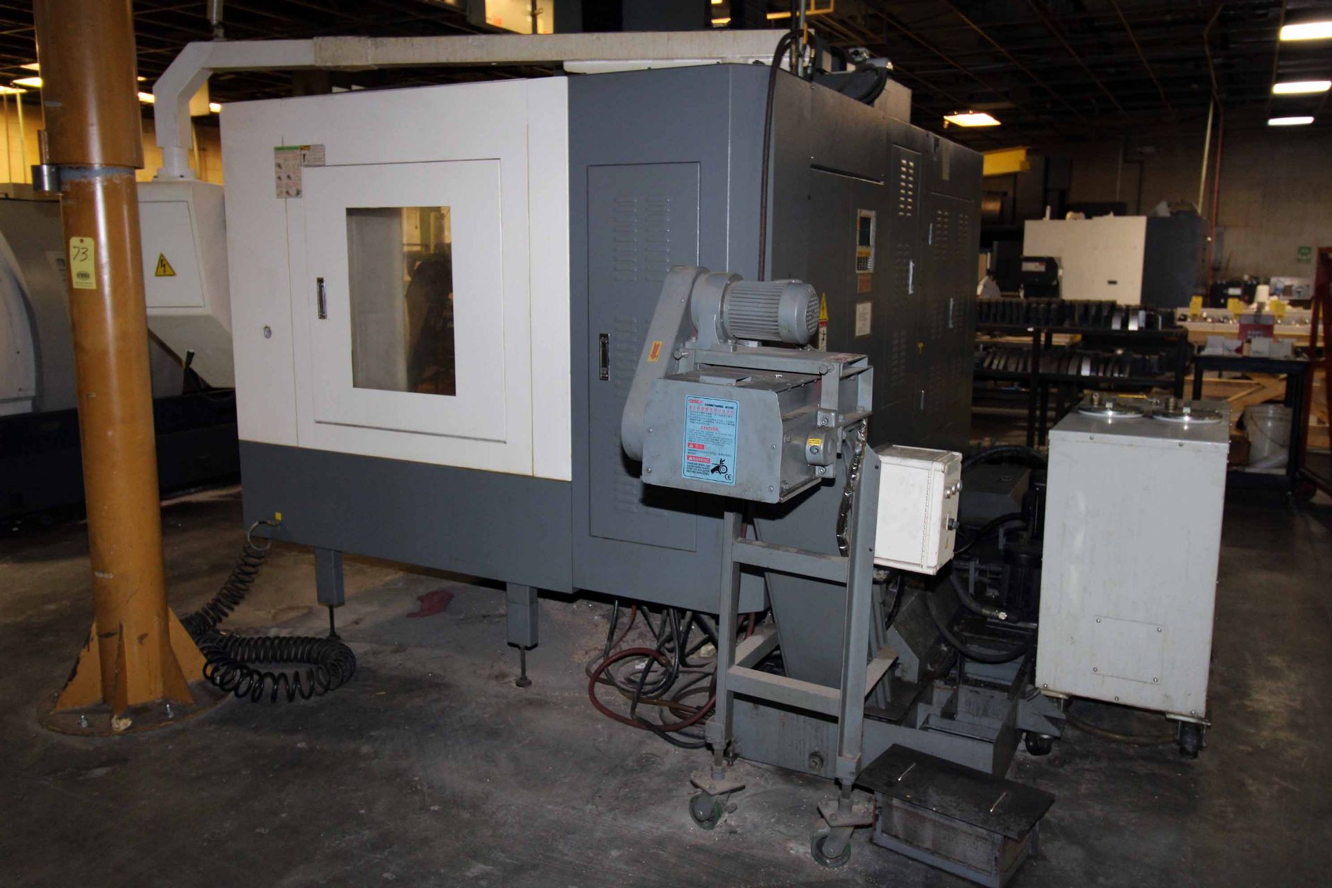 VERTICAL MACHINING CENTER, MIGHTY VIPER MDL. V-1100 4-AXIS, new 2007, Fanuc 21i-MB CNC control, hi- - Image 12 of 21