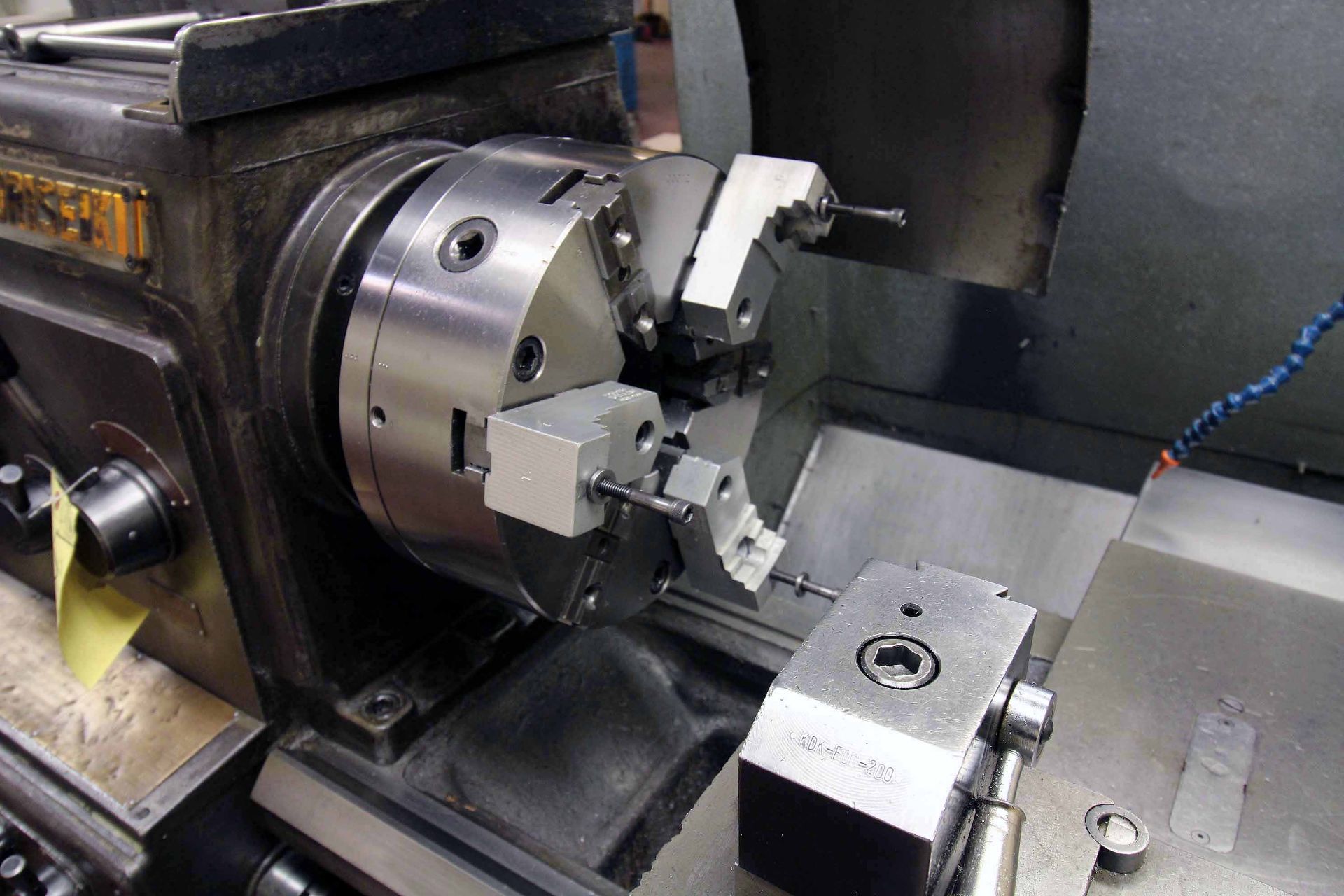 ENGINE LATHE, MORI SEIKI MDL. MH1500, 24” swing, 60” dist. btn. centers, 3.15” spdl. hole, spds: - Image 6 of 7