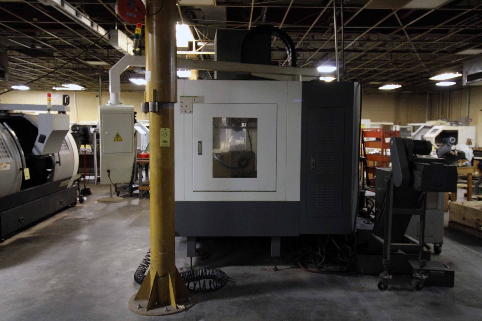 VERTICAL MACHINING CENTER, MIGHTY VIPER MDL. V-1100 4-AXIS, new 2007, Fanuc 21i-MB CNC control, hi- - Image 9 of 21