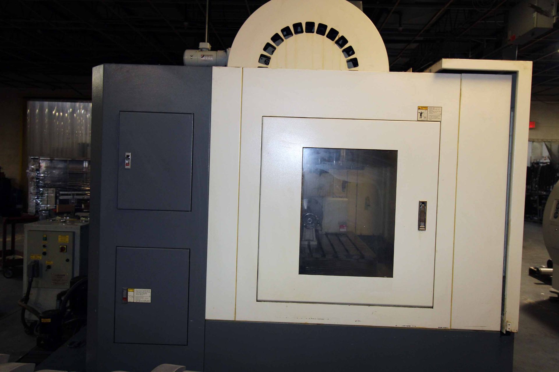 VERTICAL MACHINING CENTER, MIGHTY VIPER MDL. V-1100 4-AXIS, new 2007, Fanuc 21i-MB CNC control, hi- - Image 18 of 21