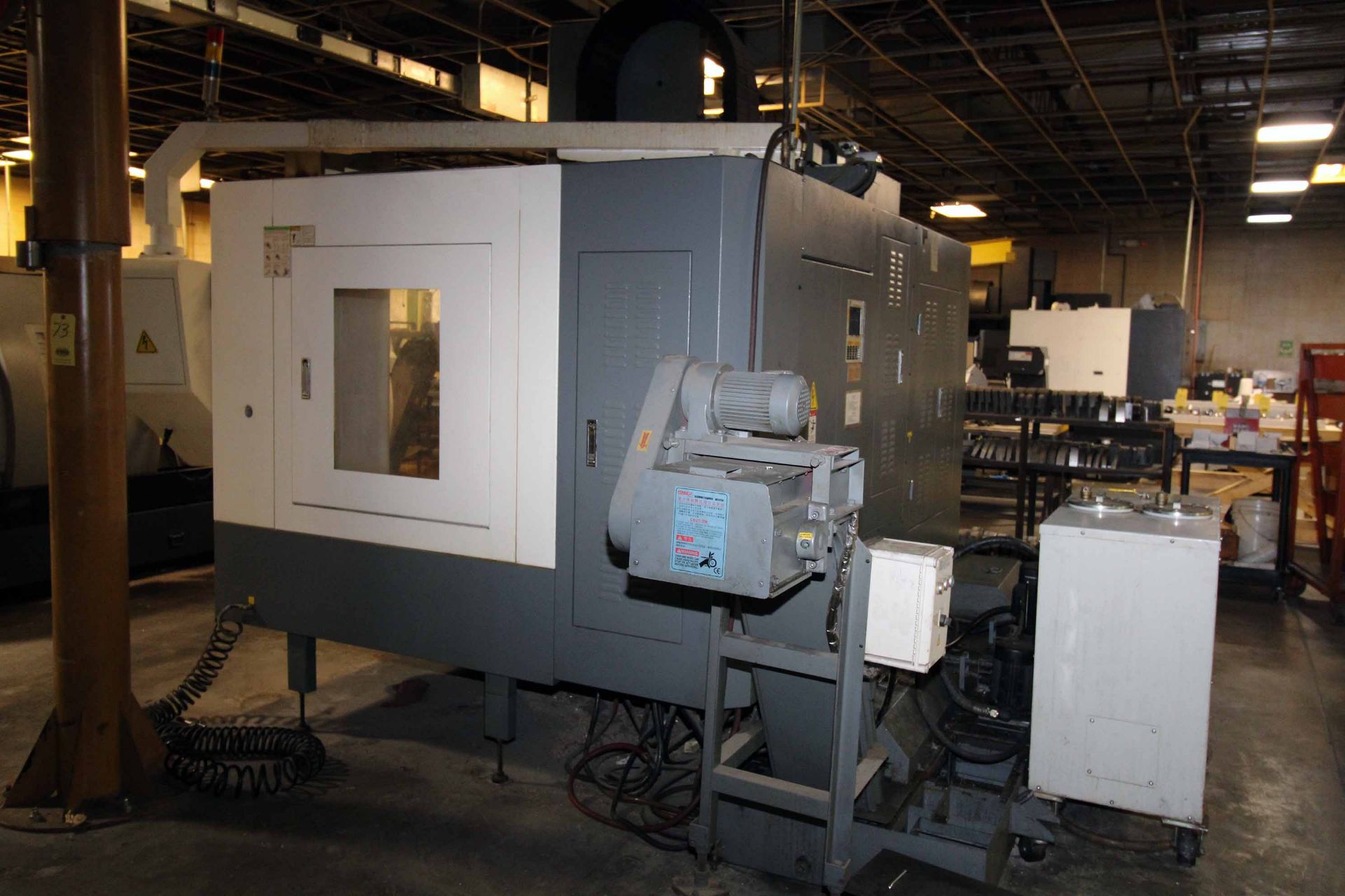 VERTICAL MACHINING CENTER, MIGHTY VIPER MDL. V-1100 4-AXIS, new 2007, Fanuc 21i-MB CNC control, hi- - Image 11 of 21