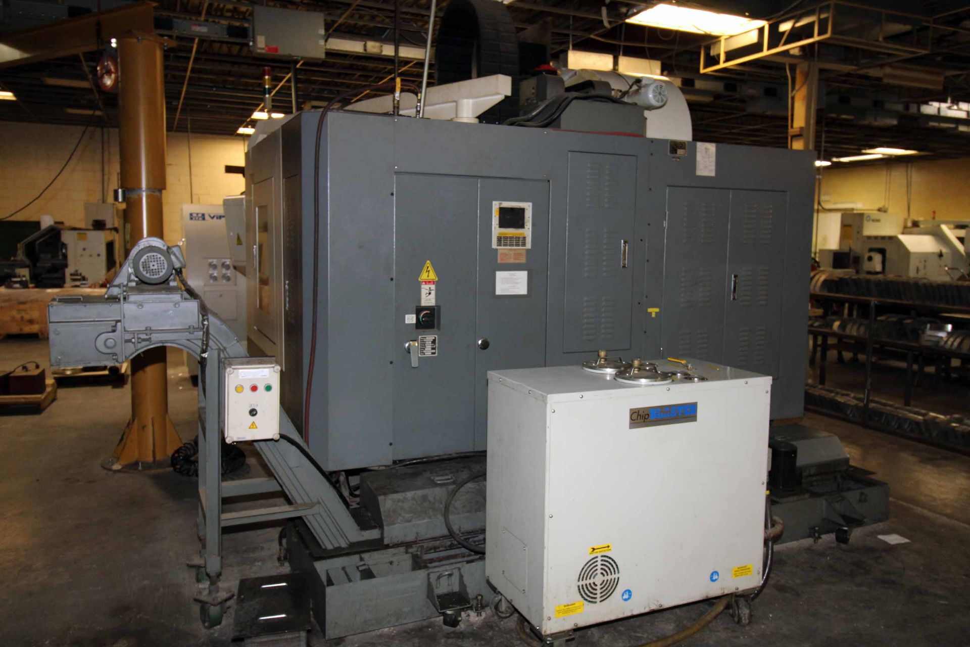 VERTICAL MACHINING CENTER, MIGHTY VIPER MDL. V-1100 4-AXIS, new 2007, Fanuc 21i-MB CNC control, hi- - Image 14 of 21