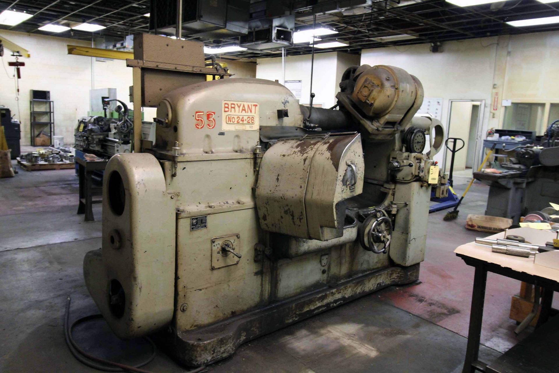 INTERNAL GRINDER, BRYANT NO. 24-26, 15 HP grinding spdl. drive, 18” dia. 6-jaw chuck, auto. - Image 7 of 8