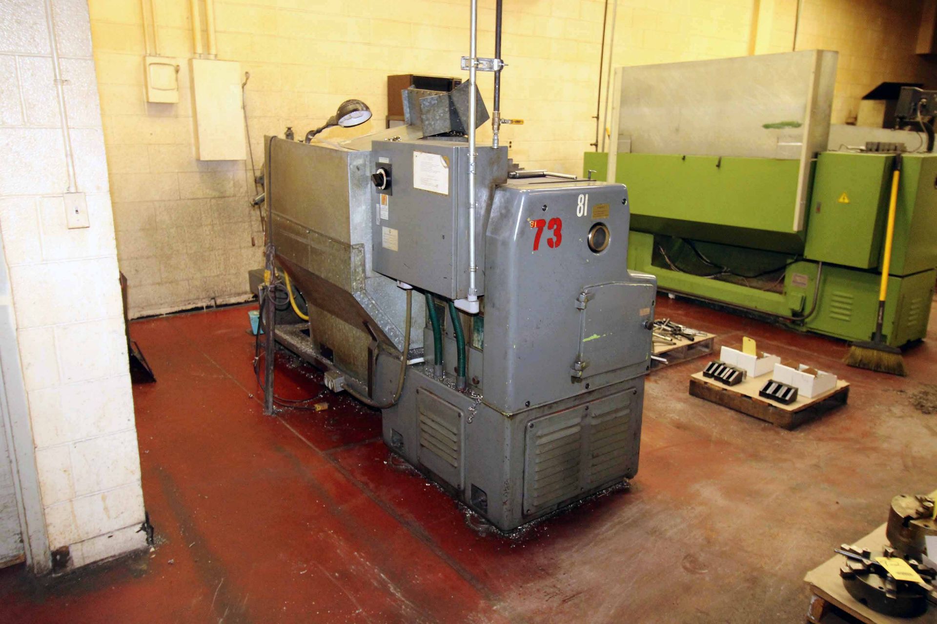 GAP BED ENGINE LATHE, WHACHEON MDL. 520X1500, 20” sw. over bed, 60” dist. btn. centers, (2) - Image 6 of 6