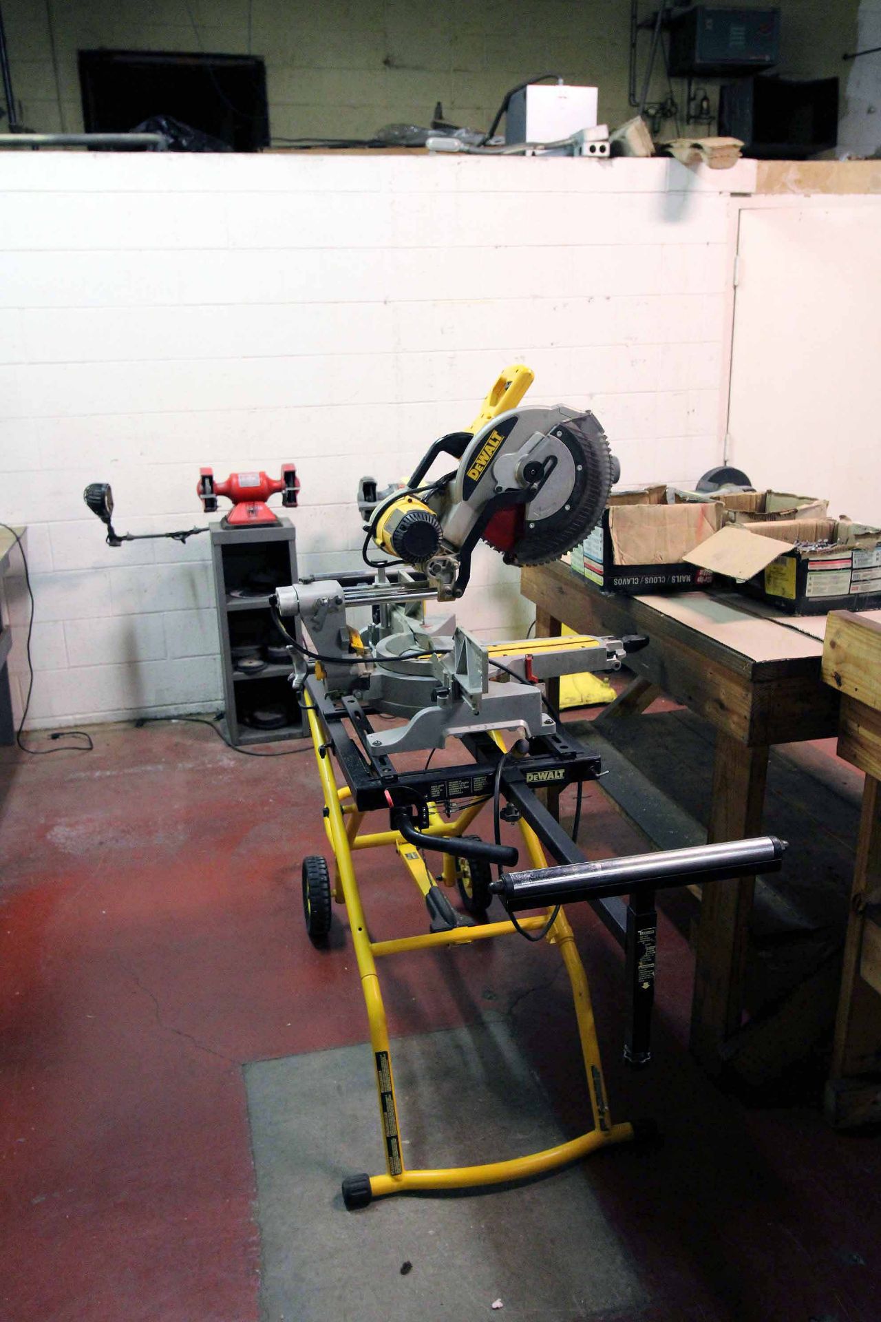 TABLE SAW, DEWALT 10" MDL. DWS780, 15 amp corded, w/rolling stand - Image 2 of 2