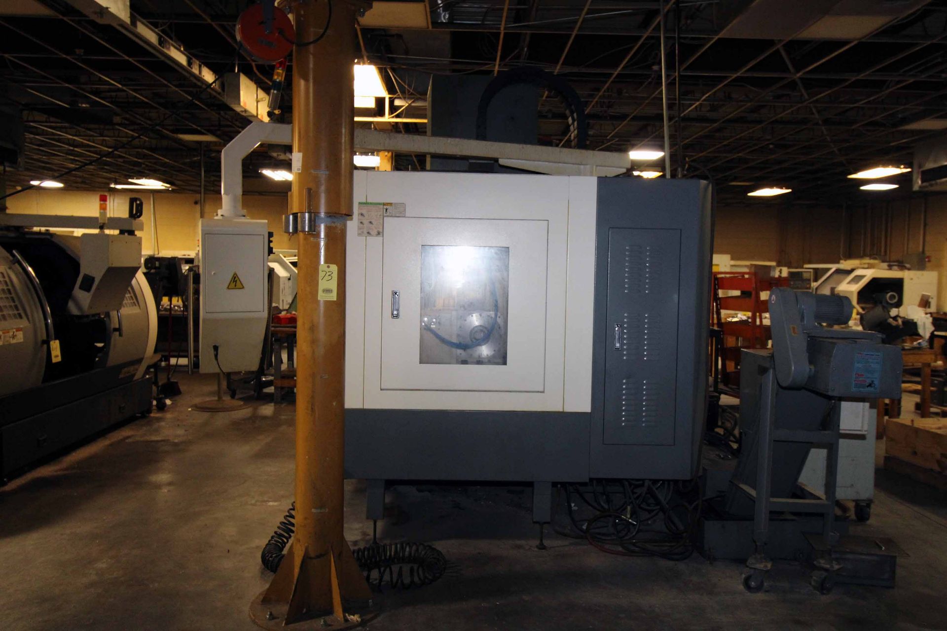 VERTICAL MACHINING CENTER, MIGHTY VIPER MDL. V-1100 4-AXIS, new 2007, Fanuc 21i-MB CNC control, hi- - Image 10 of 21