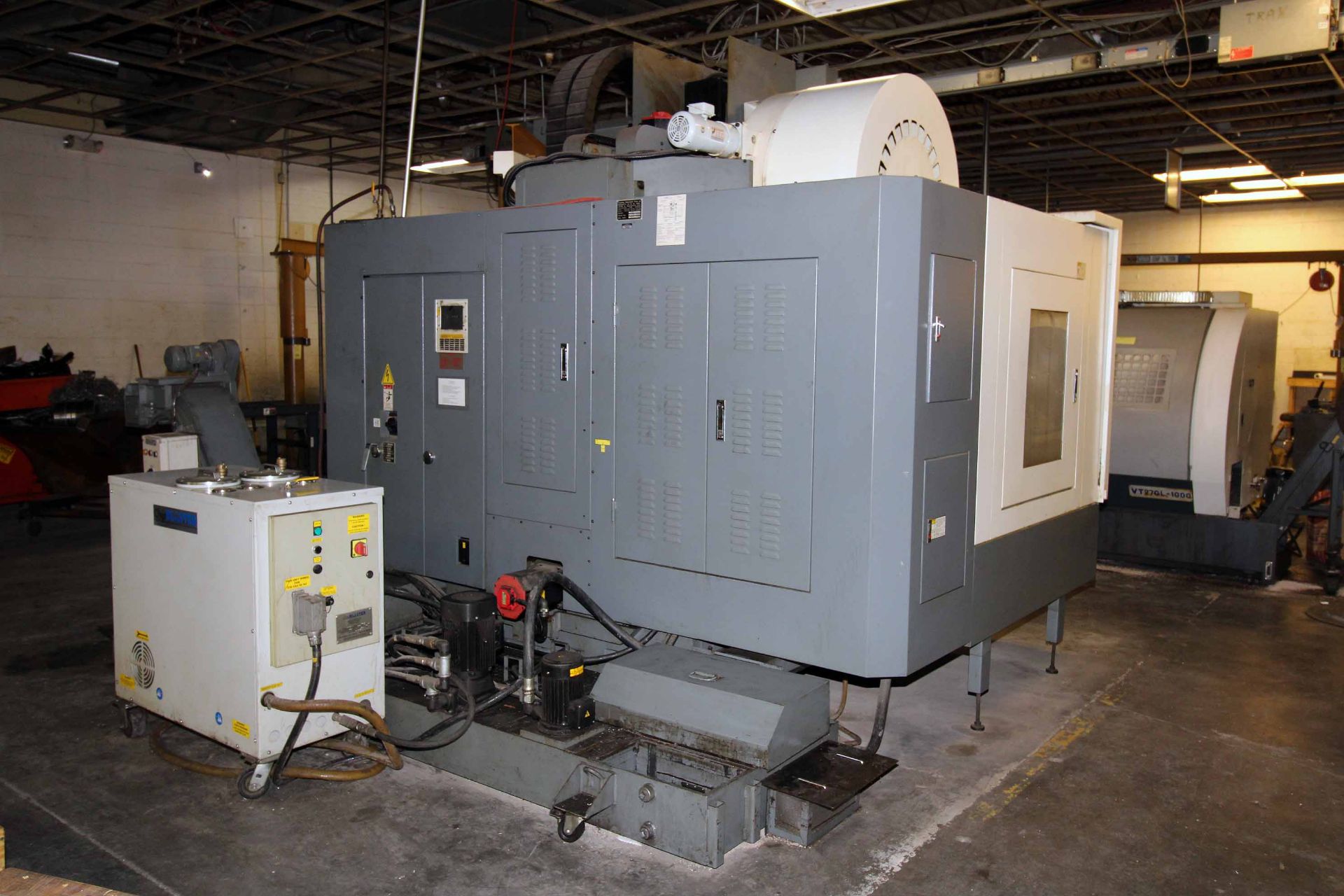 VERTICAL MACHINING CENTER, MIGHTY VIPER MDL. V-1100 4-AXIS, new 2007, Fanuc 21i-MB CNC control, hi- - Image 17 of 21