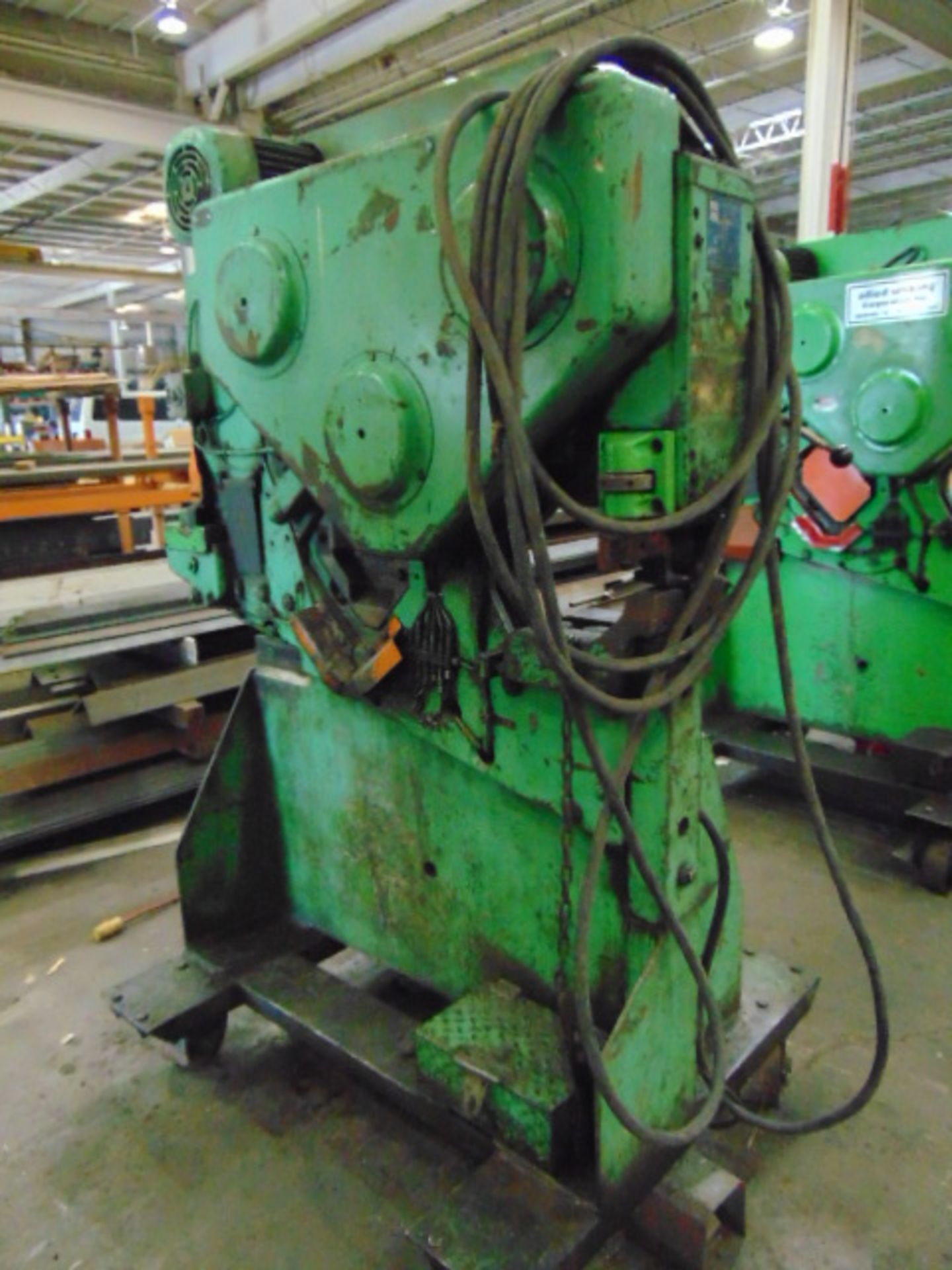 MECHANICAL IRONWORKER, MUBEA MDL. KBL50-4 OPTIMA, 4 x 4 x 3/8” angle shear, 1-3/4” rd. bar shear, 6” - Image 2 of 3