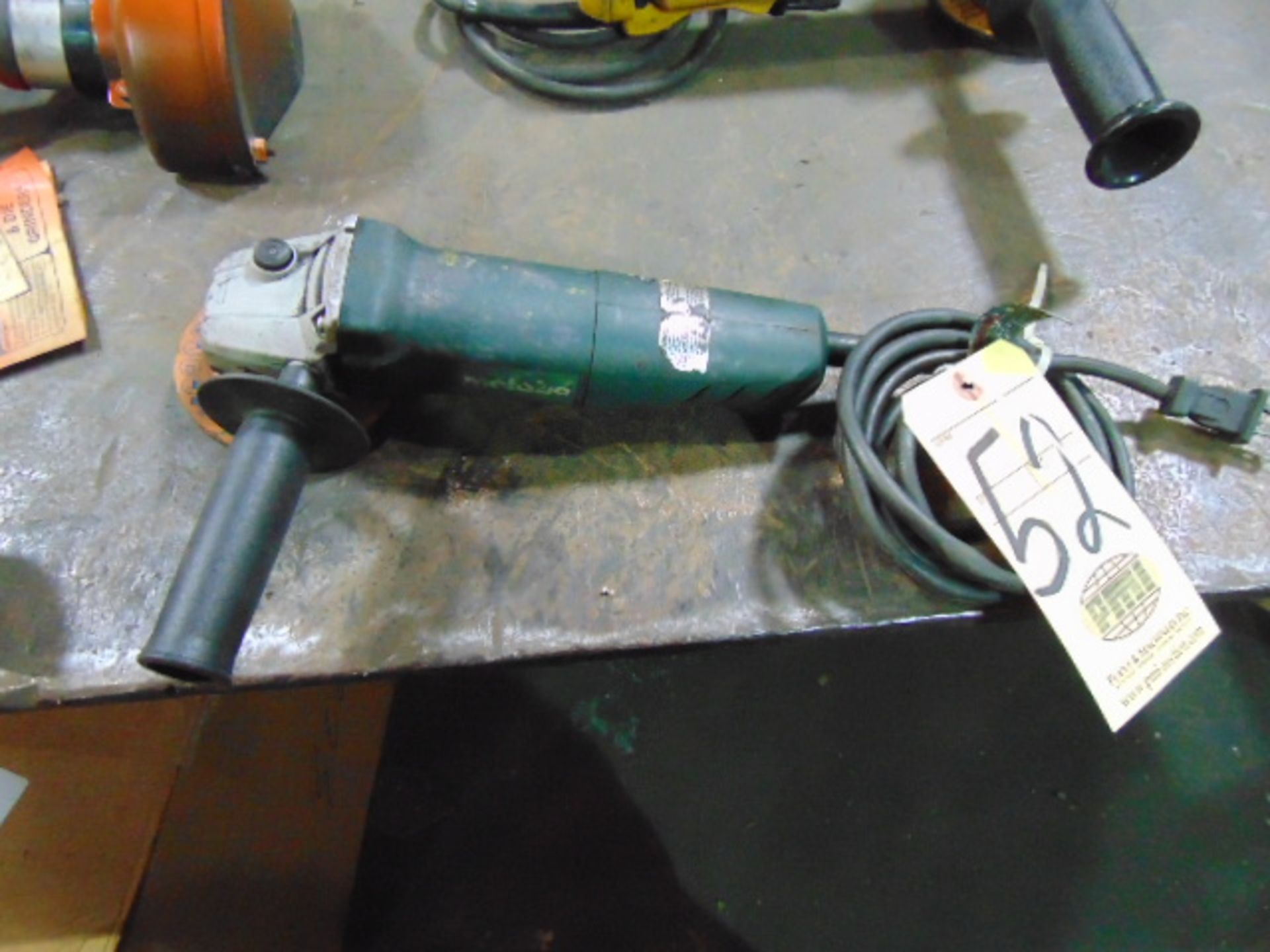 RIGHT ANGLE ELECTRIC GRINDER, METABO, 4-1/2"