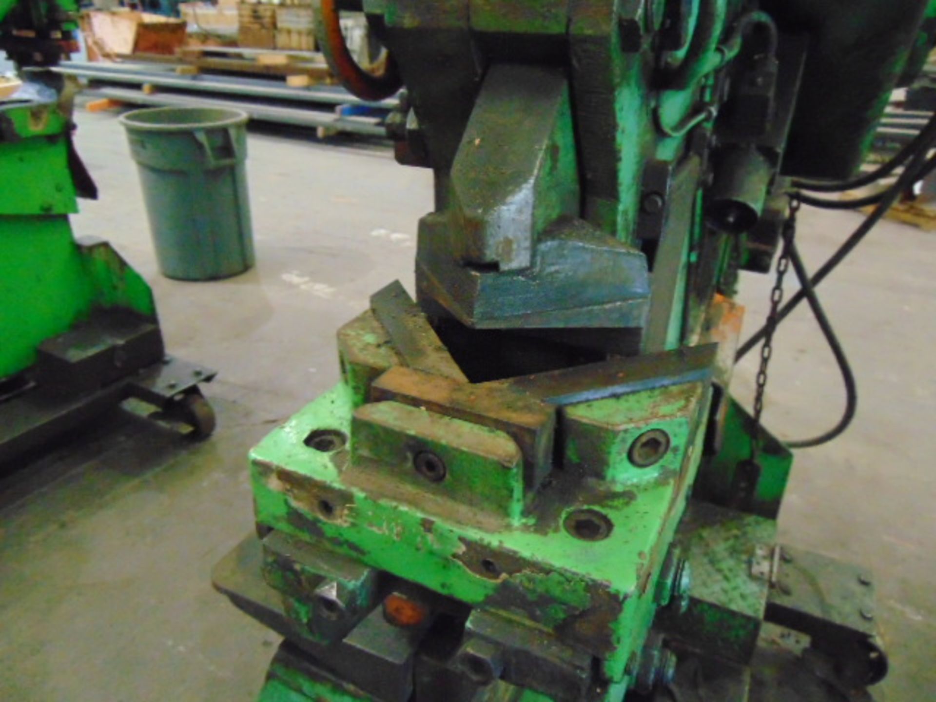 MECHANICAL IRONWORKER, MUBEA MDL. KBL50-4 OPTIMA, 4 x 4 x 3/8” angle shear, 1-3/4” rd. bar shear, 6” - Image 3 of 3