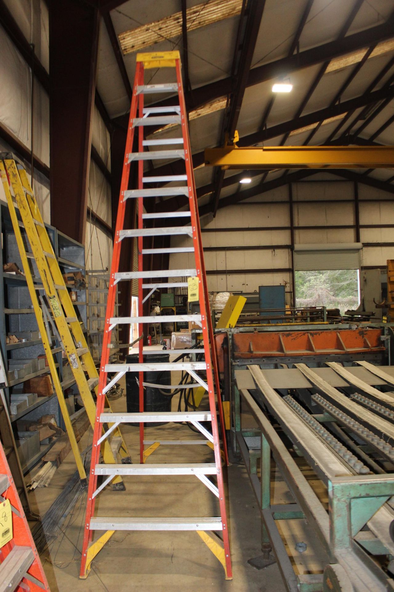 A-FRAME LADDER, WERNER 12' (Location #1: Tyco Air Products, Inc., 17309 Hufsmith Kohrville Road,