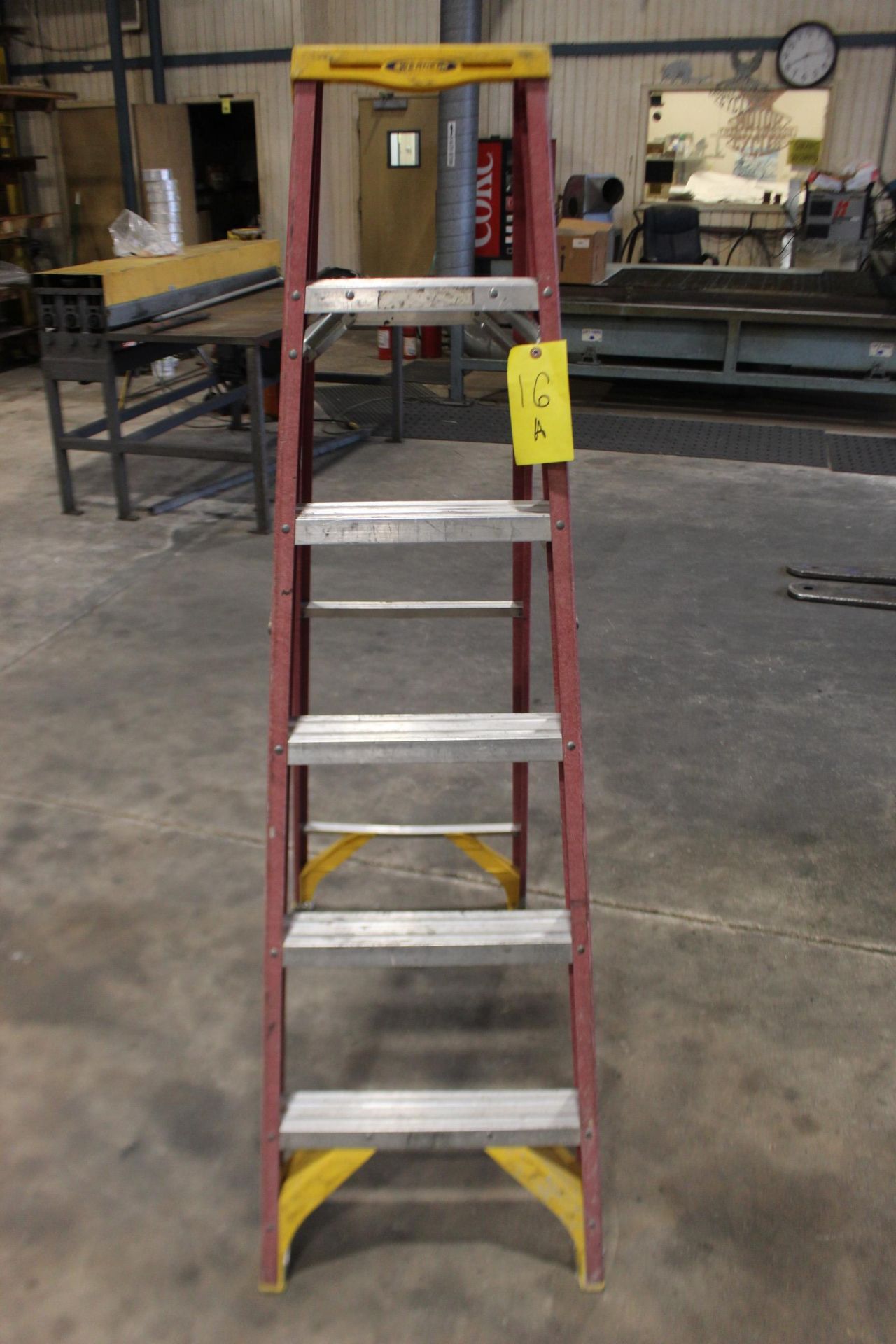 A-FRAME LADDER, WERNER 6' (Location #1: Tyco Air Products, Inc., 17309 Hufsmith Kohrville Road,