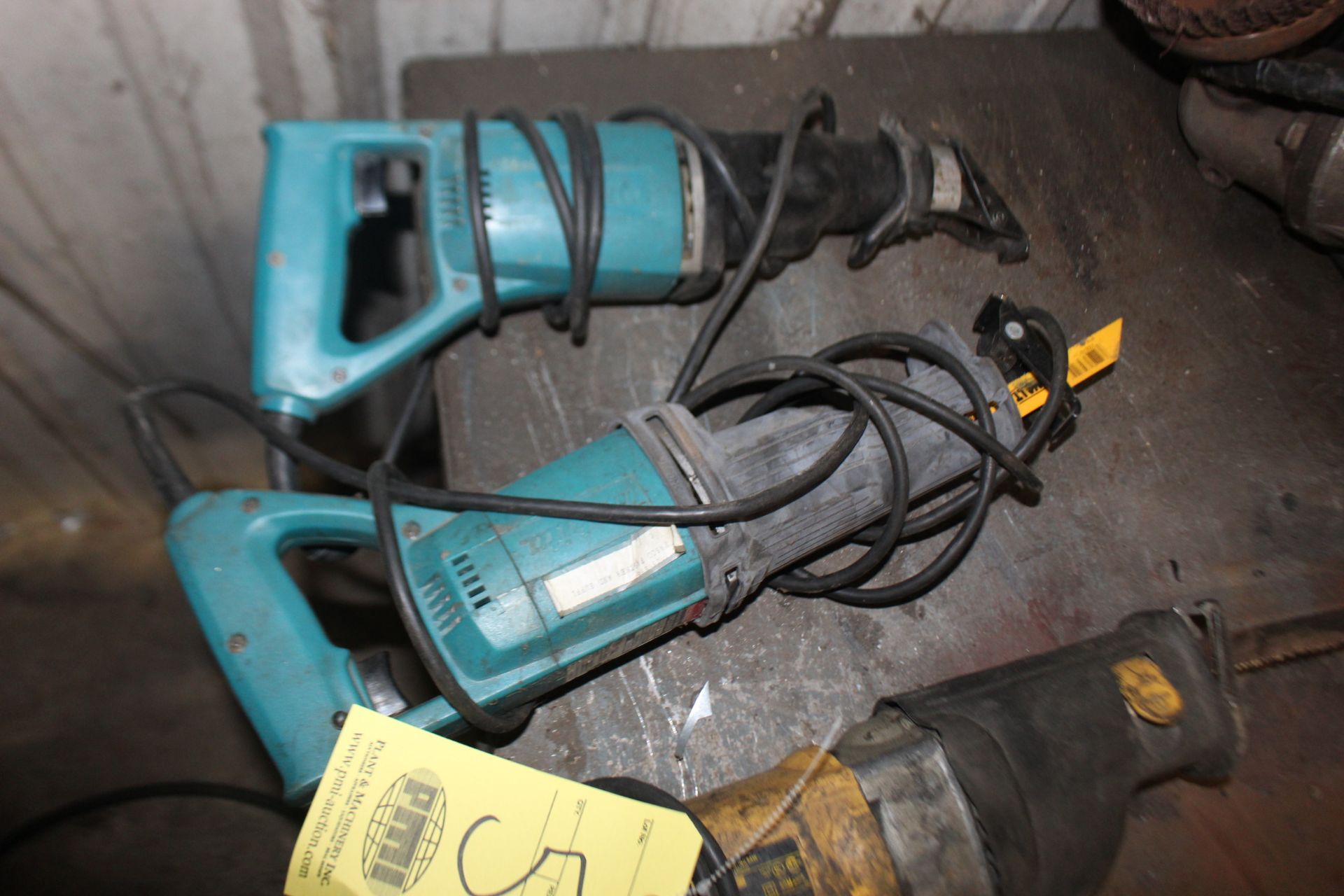 LOT OF SAWZ-ALLS (3): Makita & Dewalt (Location #1: Tyco Air Products, Inc., 17309 Hufsmith