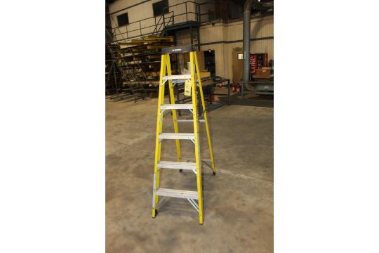 A-FRAME LADDER, HUSKY 6' (Location #1: Tyco Air Products, Inc., 17309 Hufsmith Kohrville Road, - Image 1 of 2