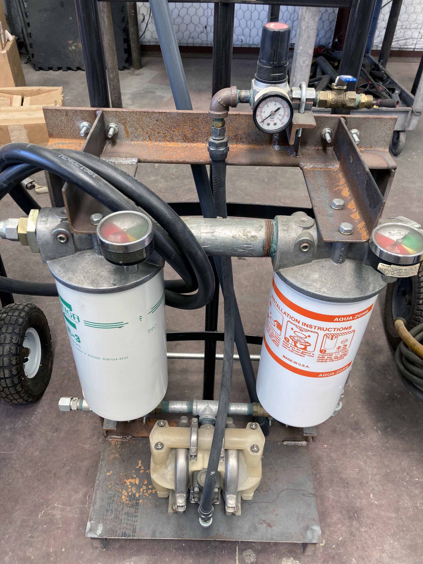 HYDRAULIC FILTRATION CART, w/pump - Image 2 of 2