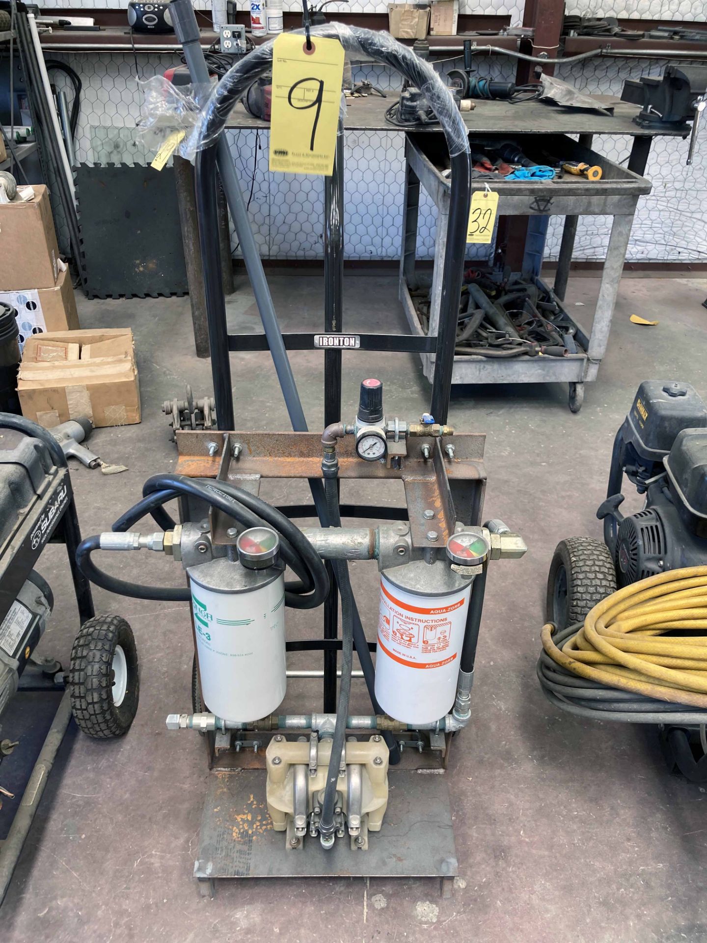 HYDRAULIC FILTRATION CART, w/pump