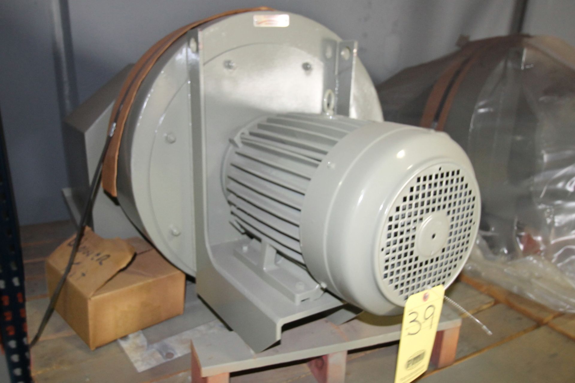 HEAVY DUTY BLOWER, HUNT AIRDYNE MDL. 79-10CW-36460, unused, 3000 CFM AND 11” S.P.W.G., Powered by GE - Image 2 of 2