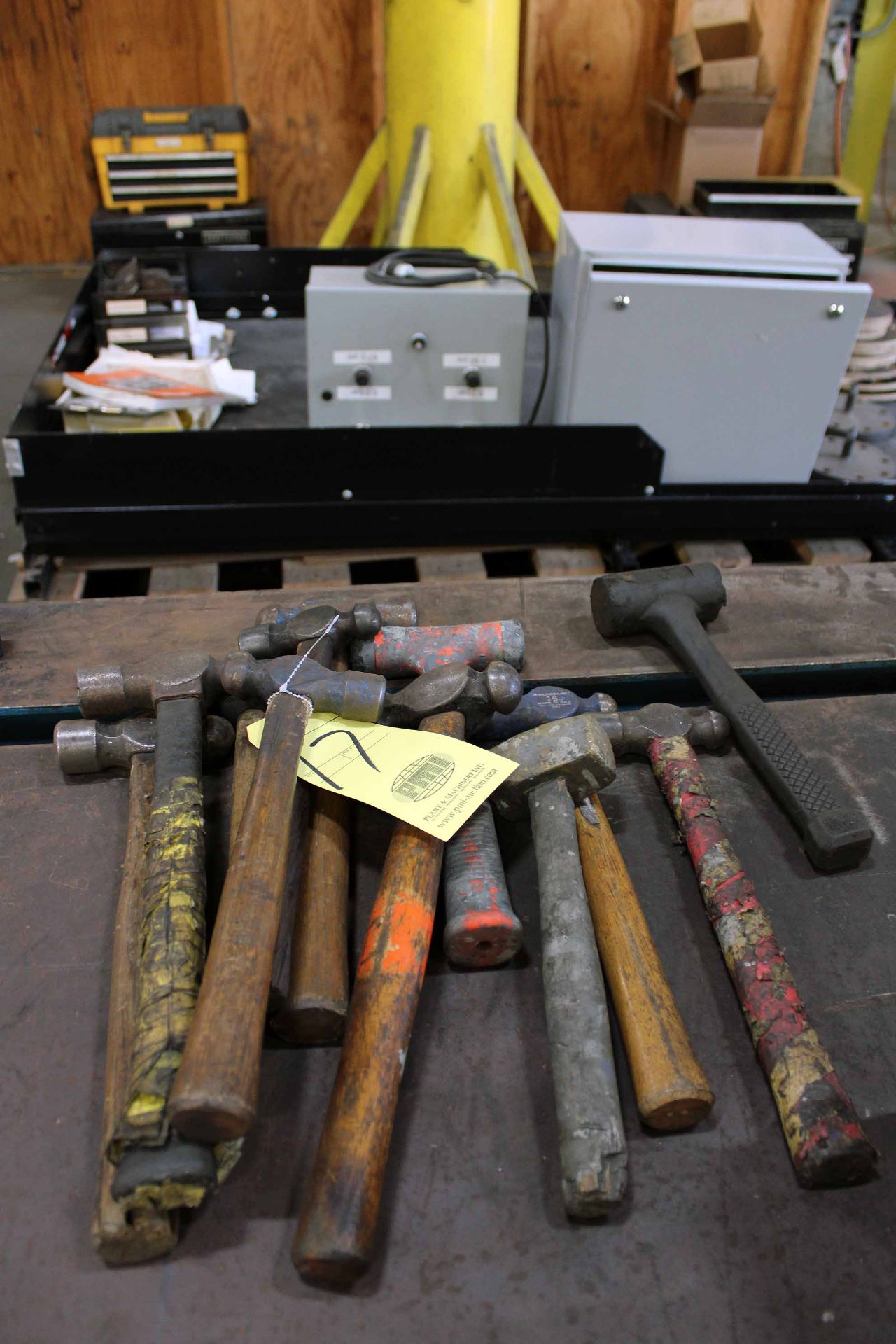 LOT CONSISTING OF: dead blow, ball peen hammers & sledge hammer (Located at: Emco Wheaton USA, Inc.,