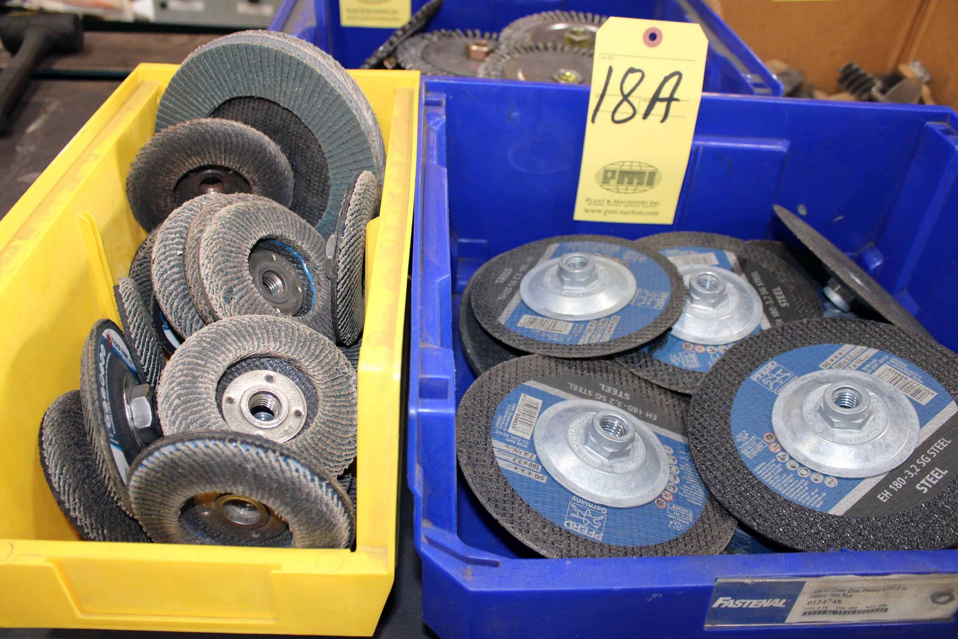 LOT CONSISTING OF: grinding wheels, wire buffing wheels, wire brushed & abrasives (Located at: - Image 5 of 5