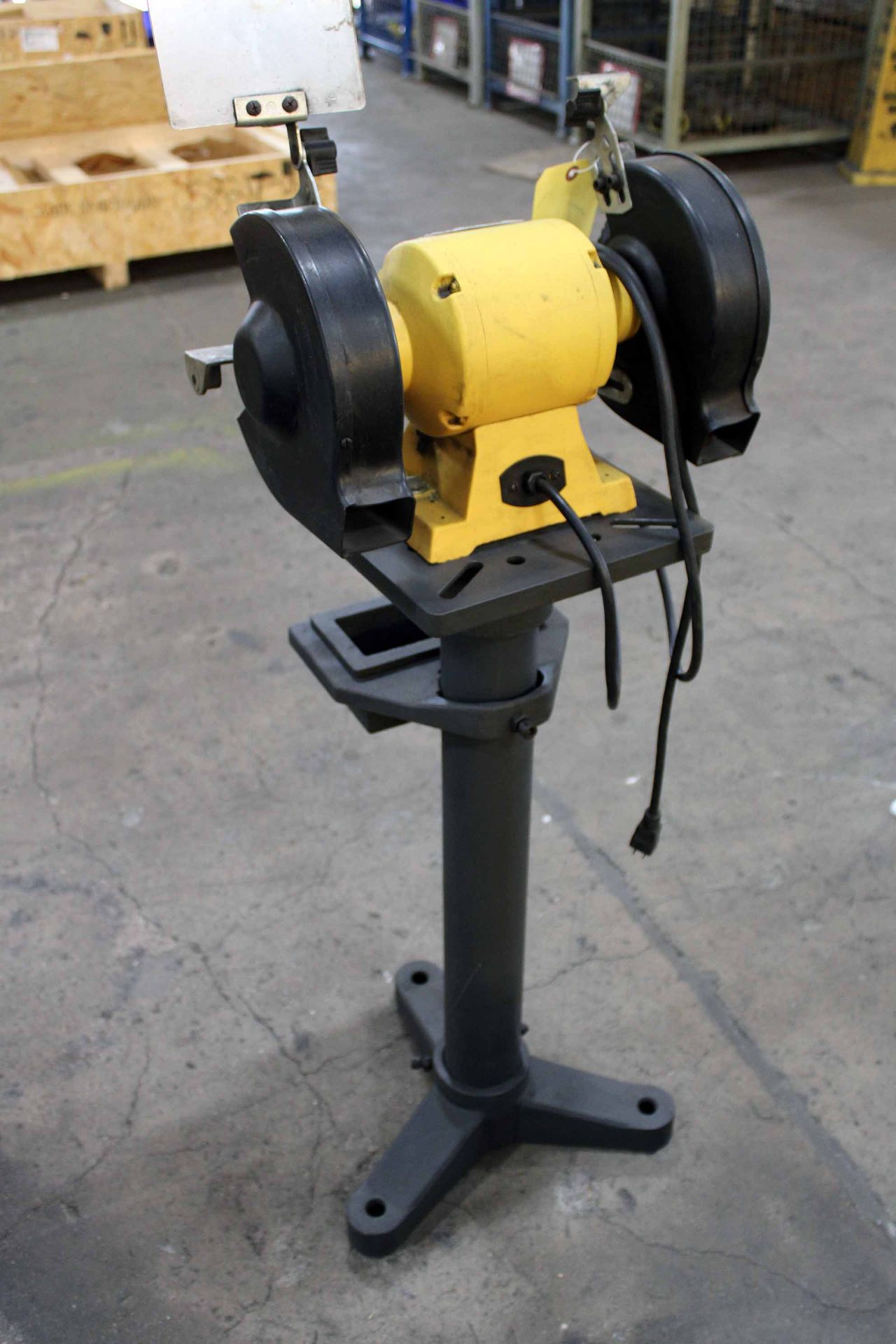 PEDESTAL GRINDER, DEWALT MD. DW758, 8" (Located at: Emco Wheaton USA, Inc., 9111 Jackrabbit road, - Image 2 of 3