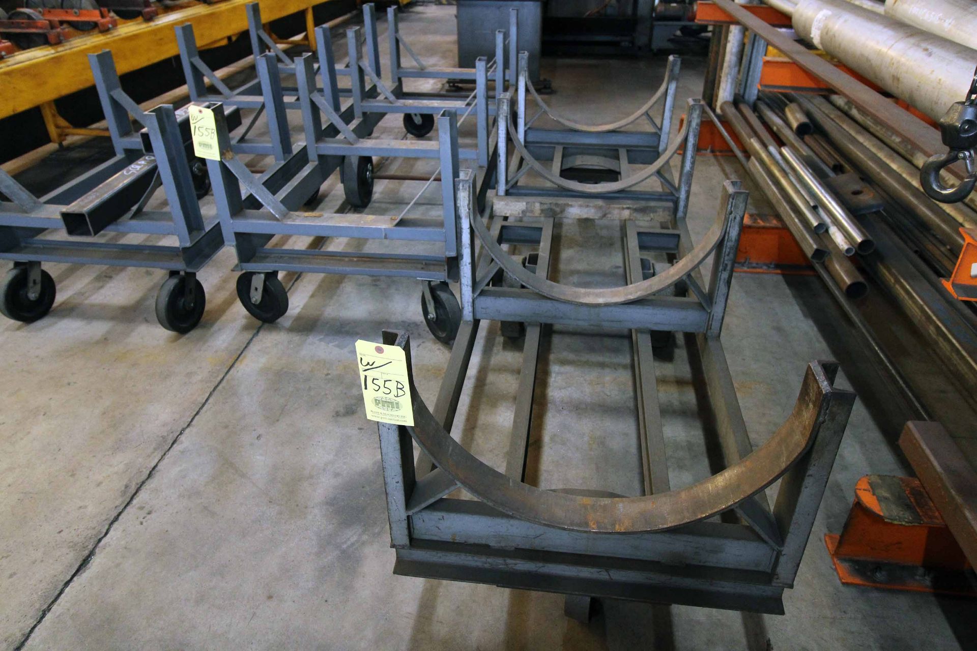 LOT OF MATERIAL TRANSFER CARTS (3), 30" x 8' x 32"ht. (Located at: Emco Wheaton USA, Inc., 9111 - Image 3 of 3