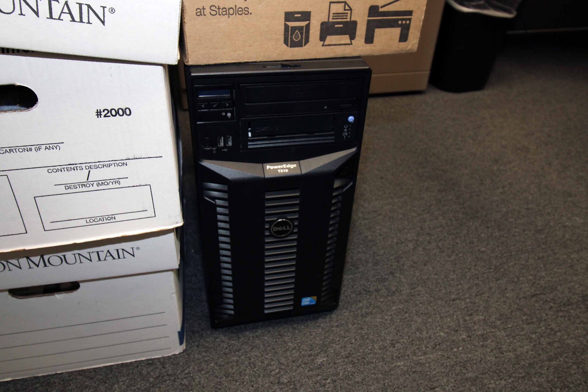 LOT CONSISTING OF: (approx. 14) computer monitors, (1) Poweredge CPU, many boxes of cables ( - Image 6 of 6