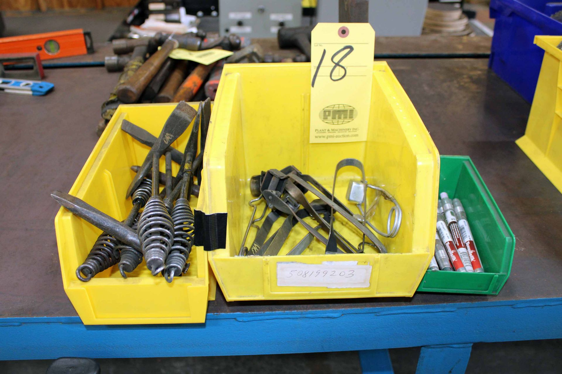 LOT CONSISTING OF: strikers, chipper hammers & tempilstiks (Located at: Emco Wheaton USA, Inc., 9111