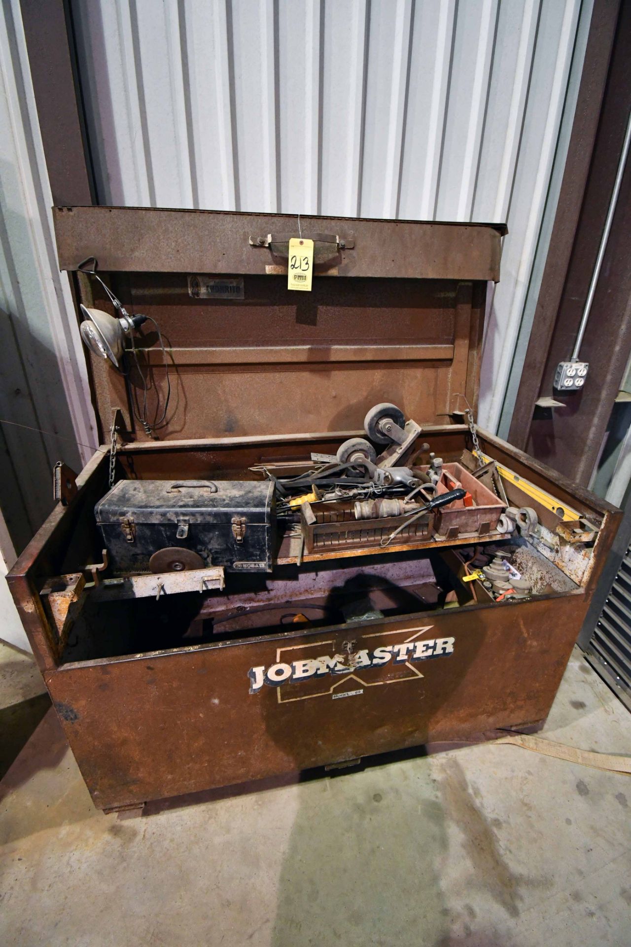 JOBMASTER BOX, w/contents (Location: MDS Boring & Drilling, 11900 Hirsch Road, Houston, TX 77050)