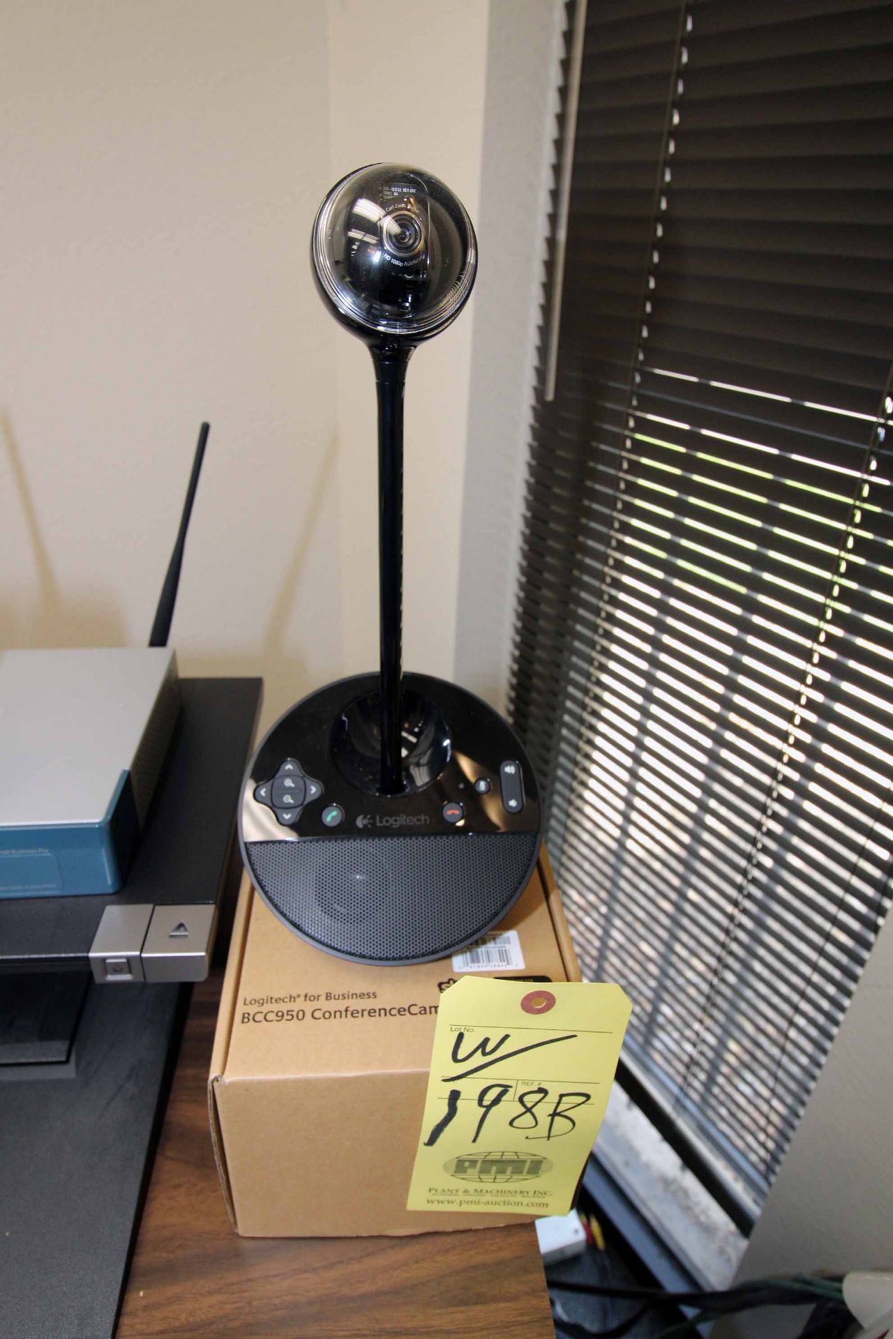 LOT OF CONFERENCE ITEMS: Notevision 5 projector, Dell docking station, Cisco router, Logitech Mdl. - Image 4 of 5