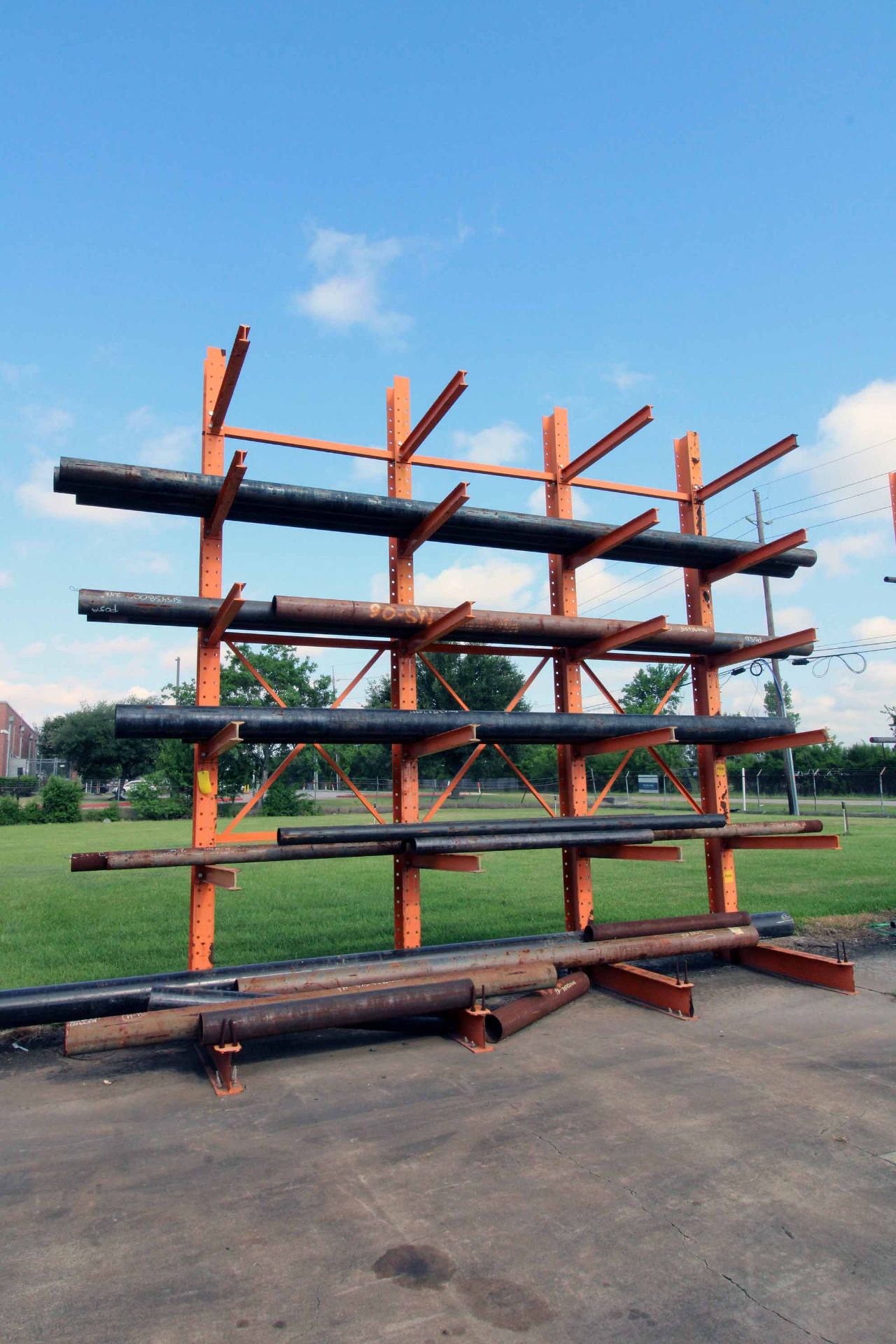 LOT OF CANTILEVER RACK SECTIONS (3): 4' arms x 15'W. x 10'ht., w/ contents (Located at: Emco Wheaton - Image 2 of 3