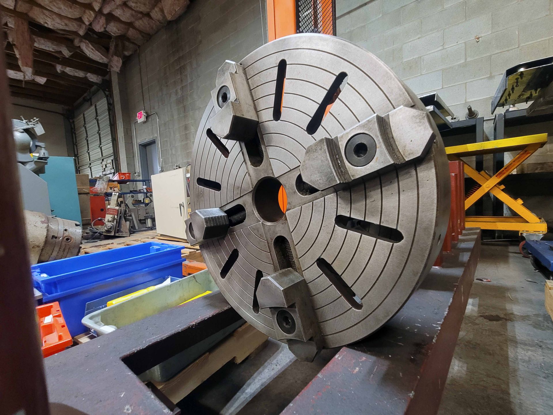 4-JAW INDEPENDENT MANUAL CHUCK, 19.5" (Packing & Crating Charge $60.00) (Located at: The Tooling - Image 2 of 8