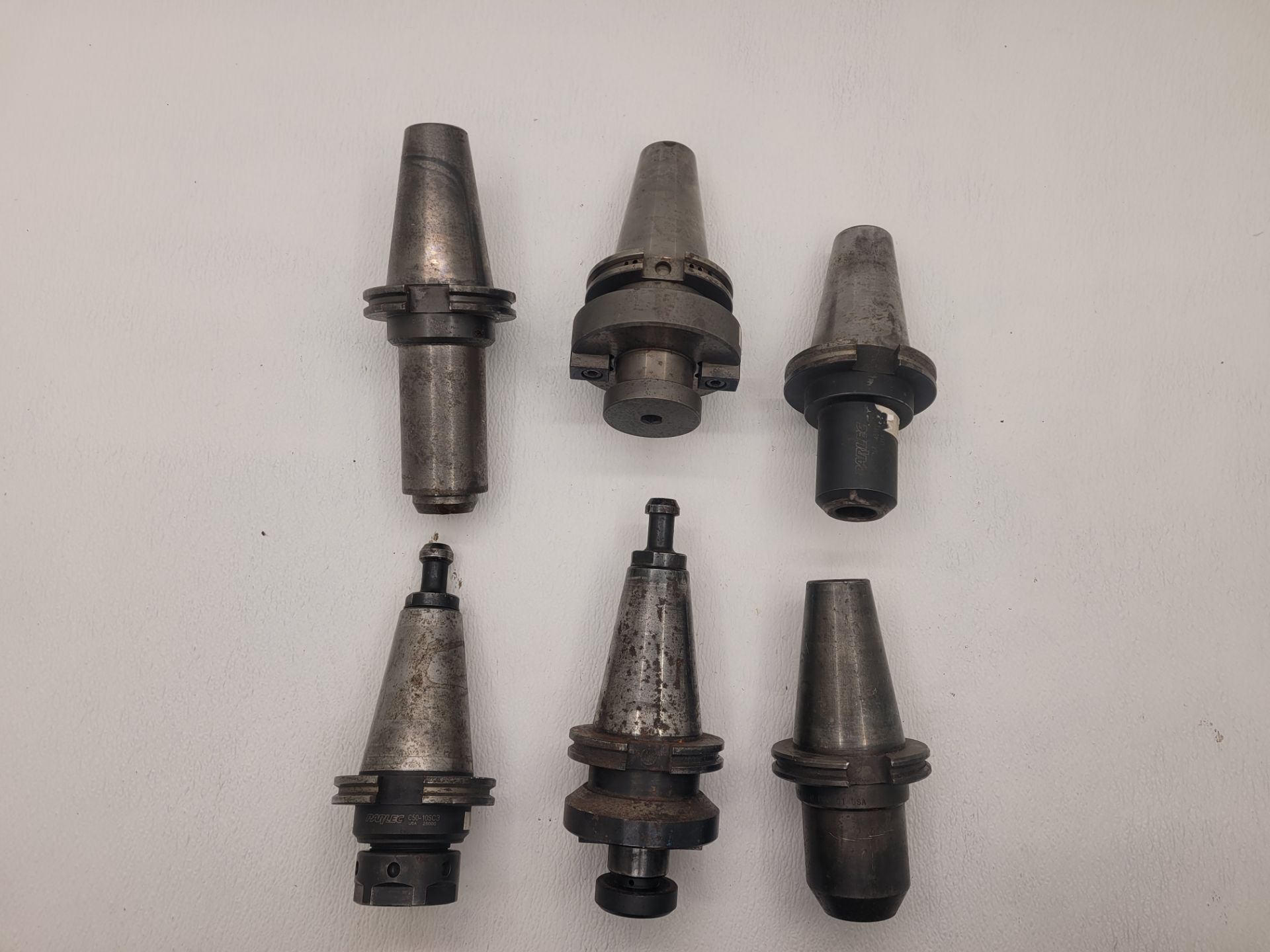 LOT CONSISTING OF: Kennametal CV50EM12600 End Mill Holder, Parlec C50-10SC3 Collet Chuck, Kennametal