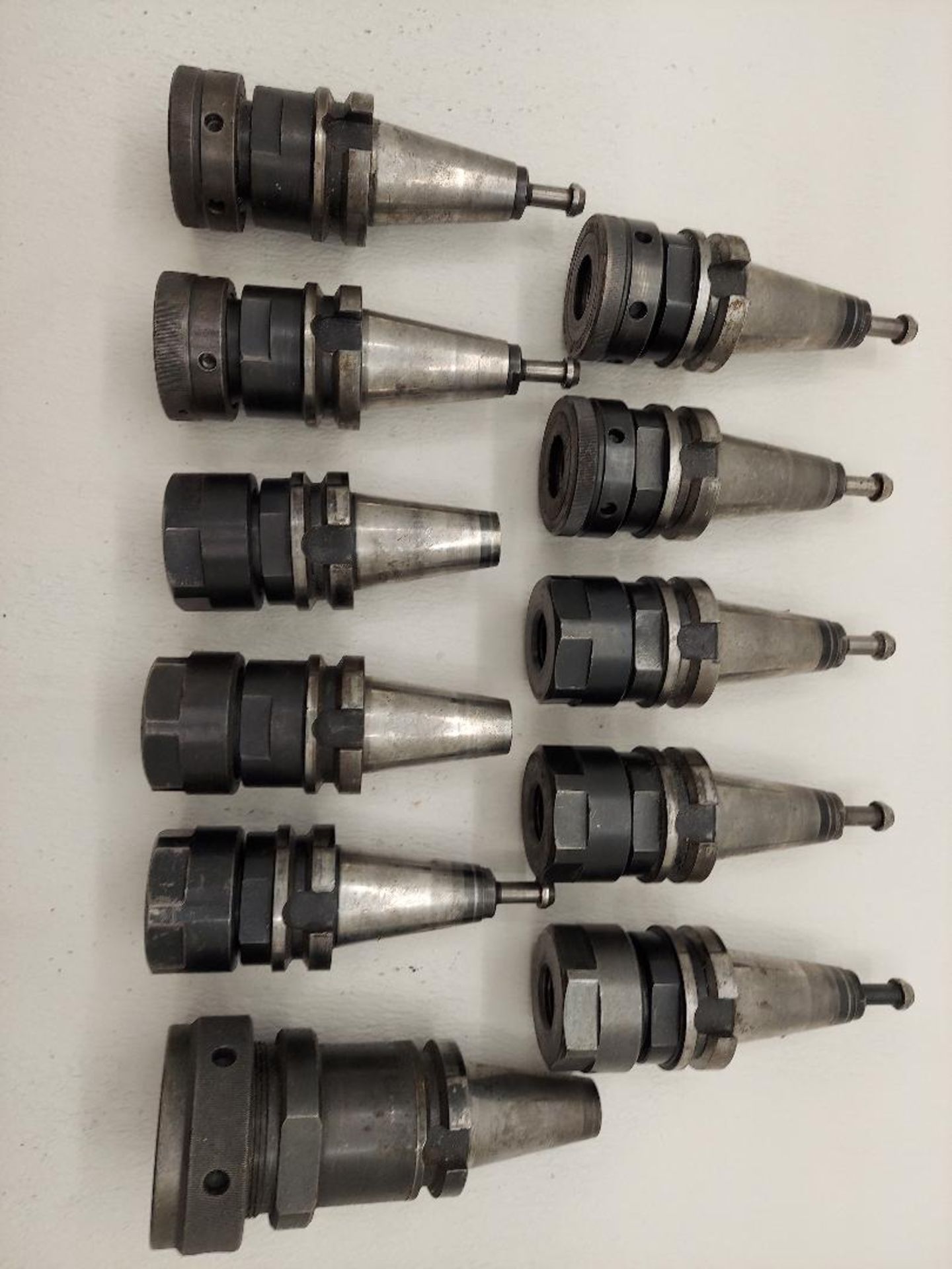 LOT OF (11) BT40 COLLET CHUCKS (Packing & Crating Charge $20.00) (Located at: The Tooling