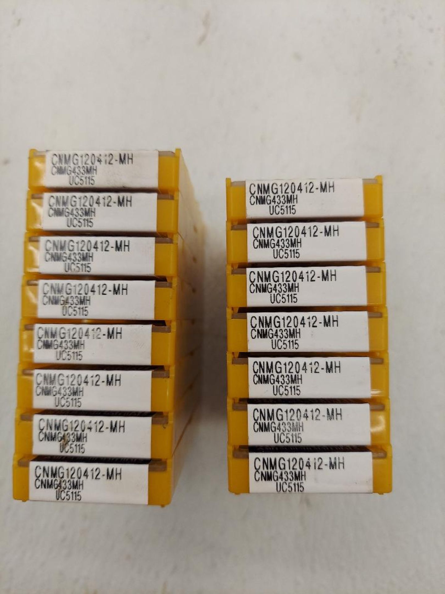 LOT OF (FIFTEEN BOXES, 10 EACH) MITSUBISHI TURNING TOOL INSERTS #CNMG120412-MH (Packing & Crating - Image 2 of 3