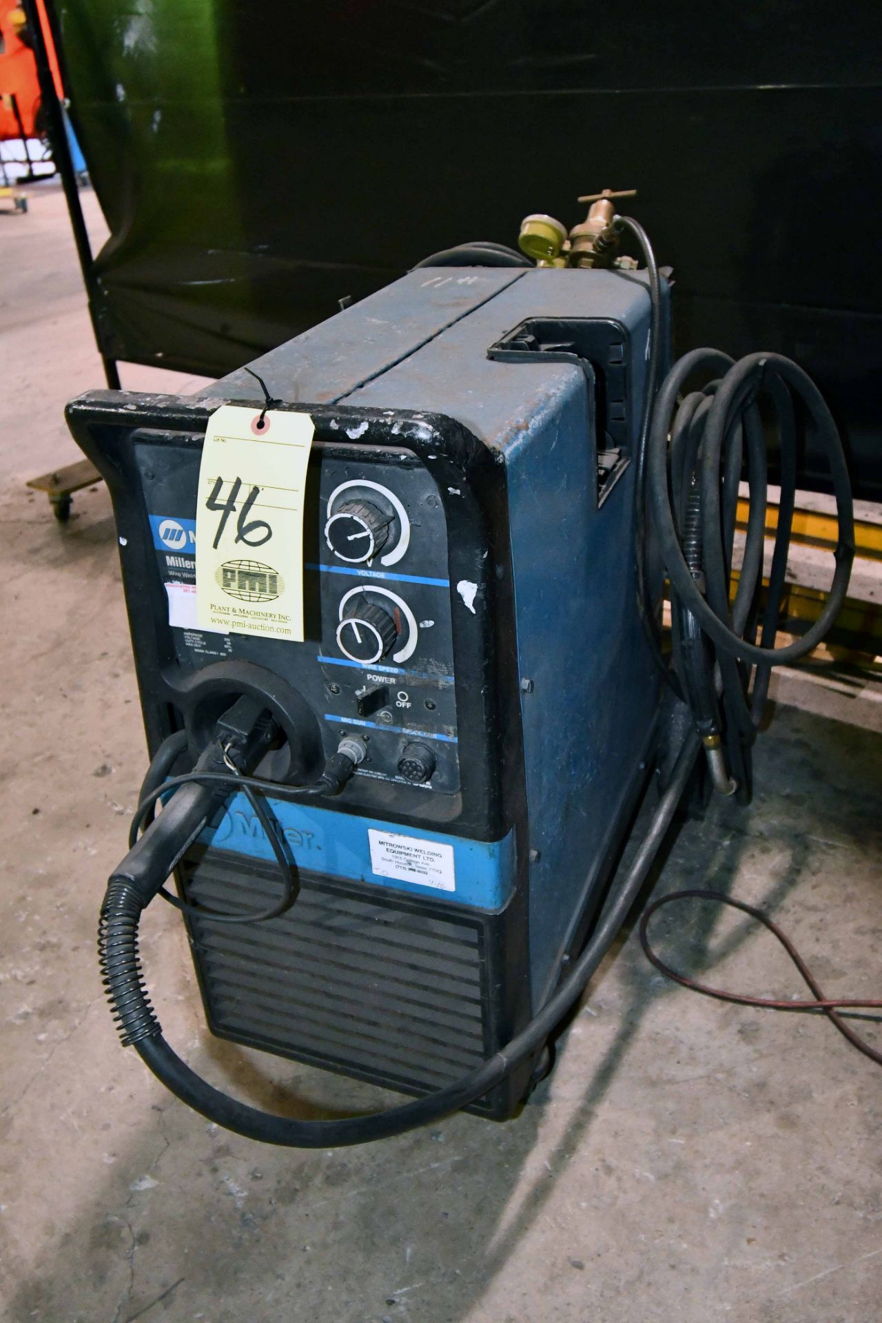 WELDING MACHINE, MILLER MILLERMATIC 250X, 200 amps @ 100% duty cycle, 28 v., S/N LB018534