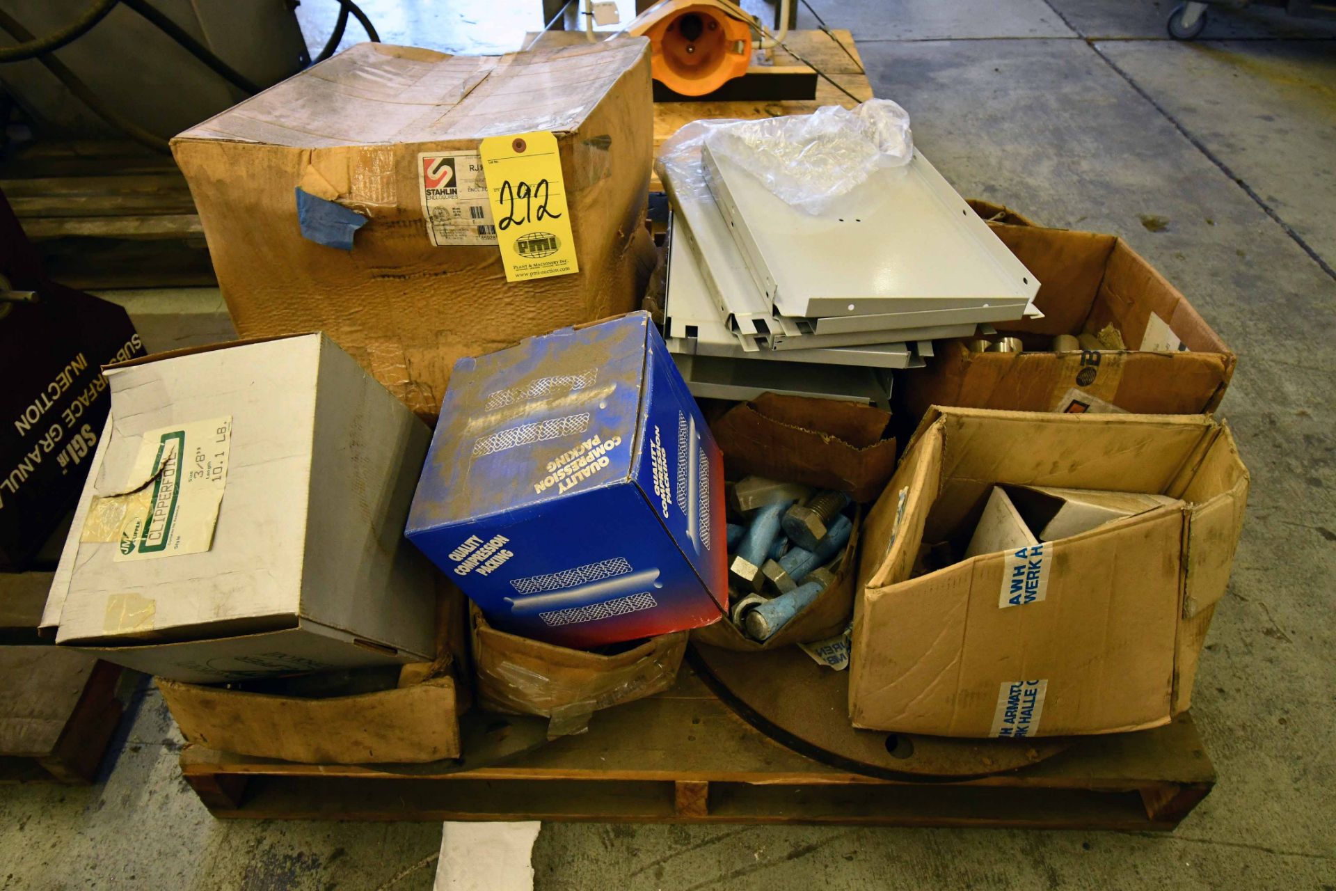 LOT OF SHOP SUPPLIES, misc. (on one pallet)