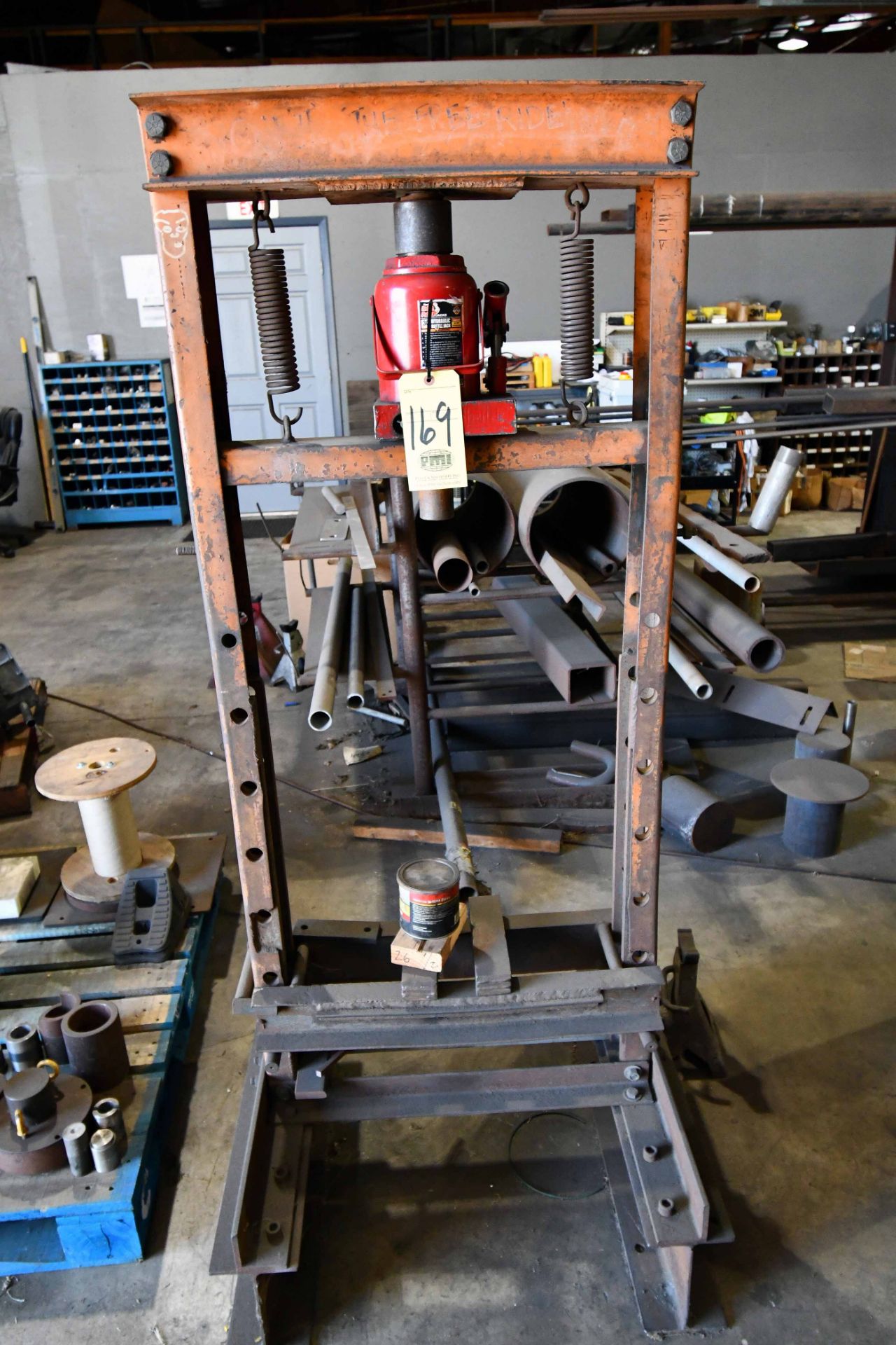 HYDRAULIC SHOP PRESS, BIG RED