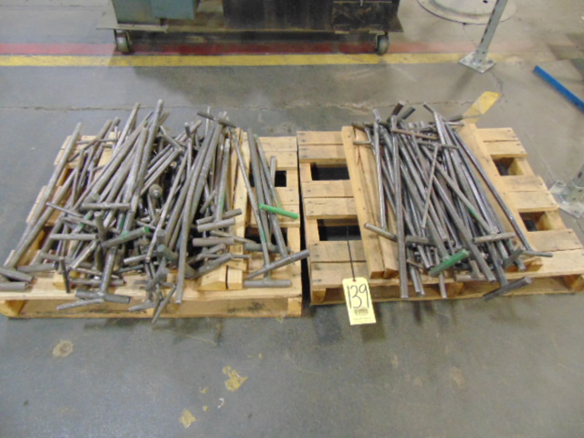 LOT OF HEADER BARS, assorted (on two pallets) (Located at: Hudson Products Corp., 5615 S. 129th E.